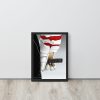HKY GRL: Silky Mitts with slang Framed poster - Image 4