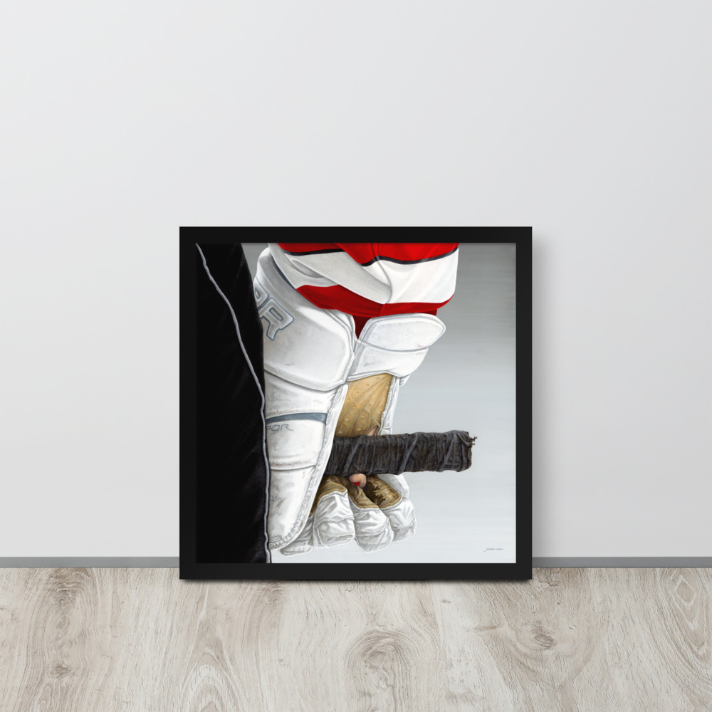 HKY GRL: Silky Mitts Framed Poster - Image 5