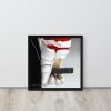 HKY GRL: Silky Mitts with slang Framed poster - Image 5