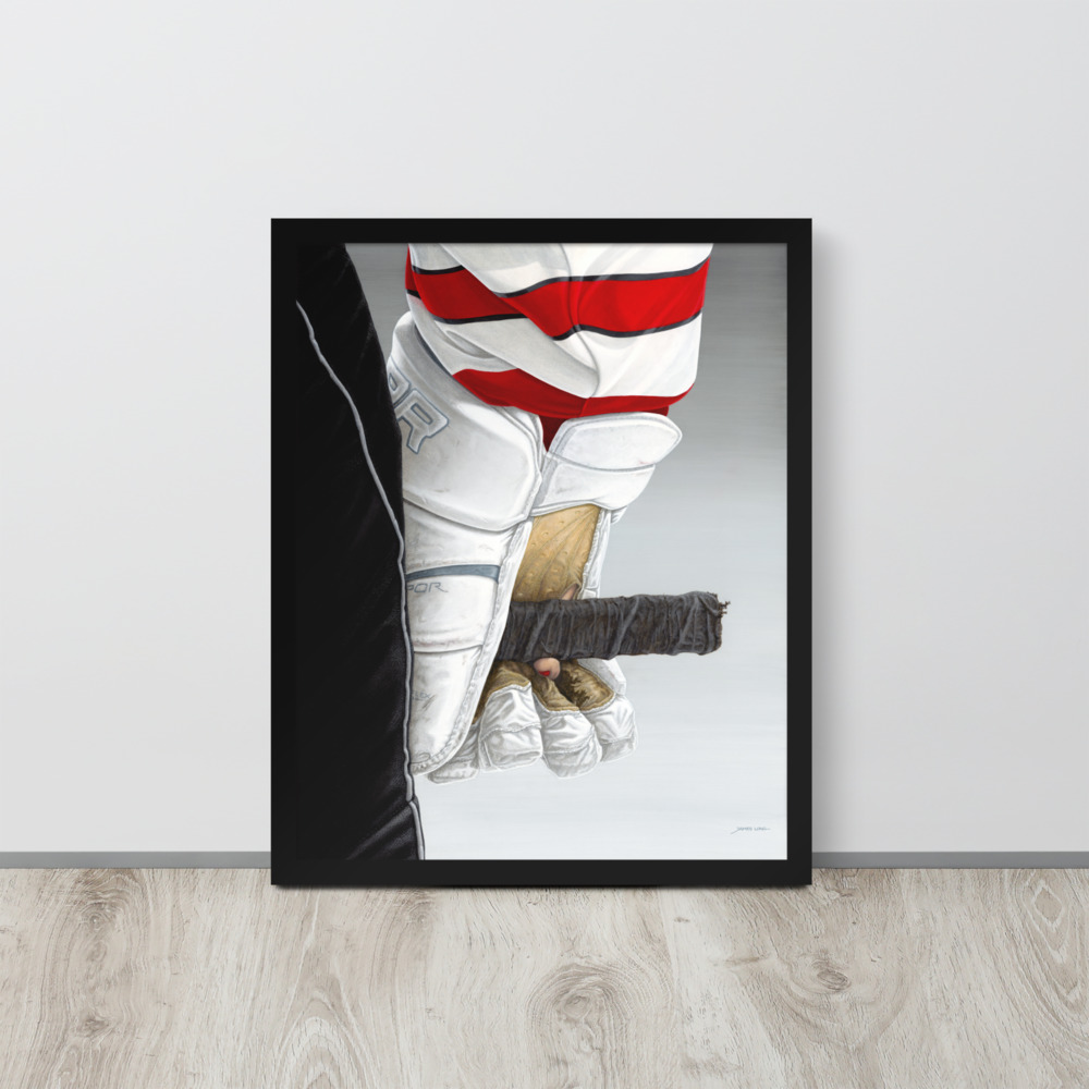 HKY GRL: Silky Mitts Framed Poster - Image 6