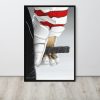 HKY GRL: Silky Mitts with slang Framed poster