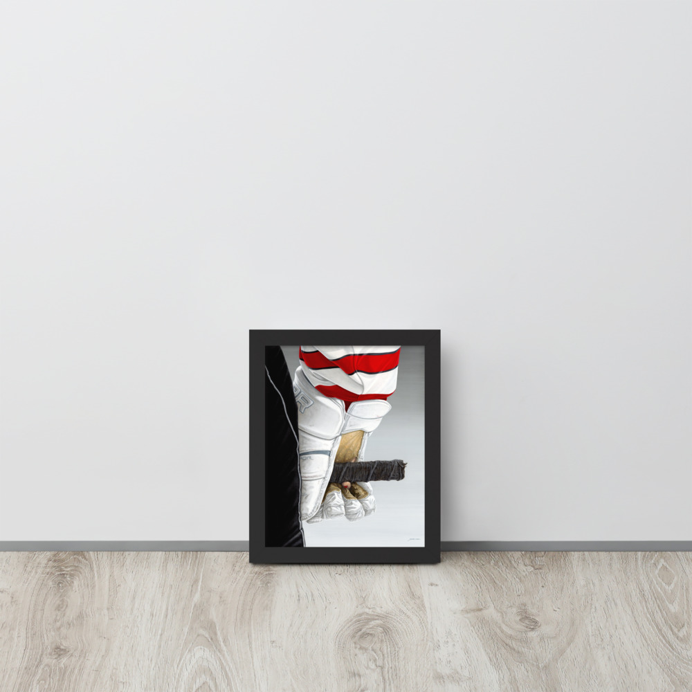 HKY GRL: Silky Mitts Framed Poster - Image 2