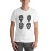 4 Vintage Goalie Masks (charcoal)  Unisex T-Shirt