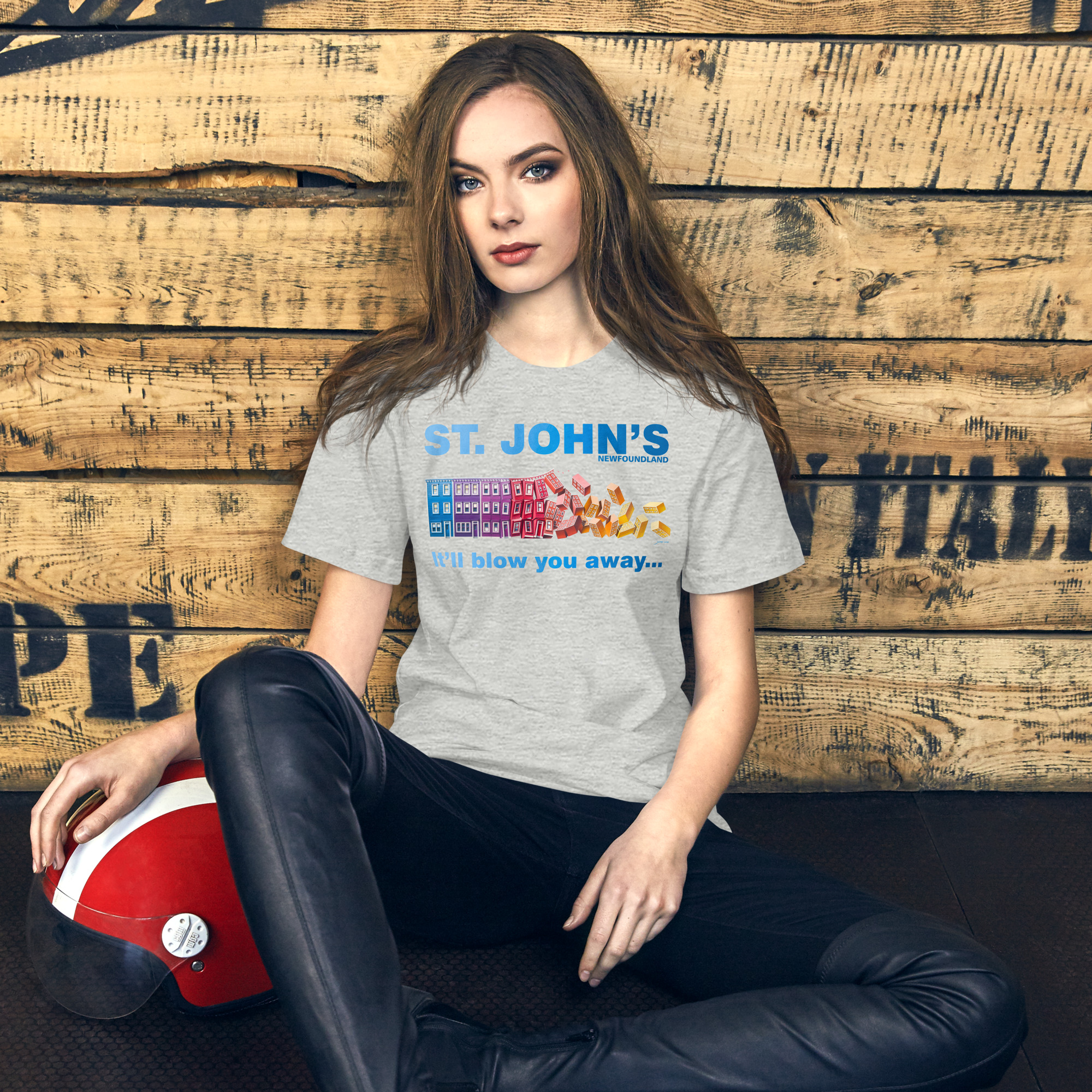 ST. JOHN'S It'll blow you away...Unisex t-shirt - Image 13