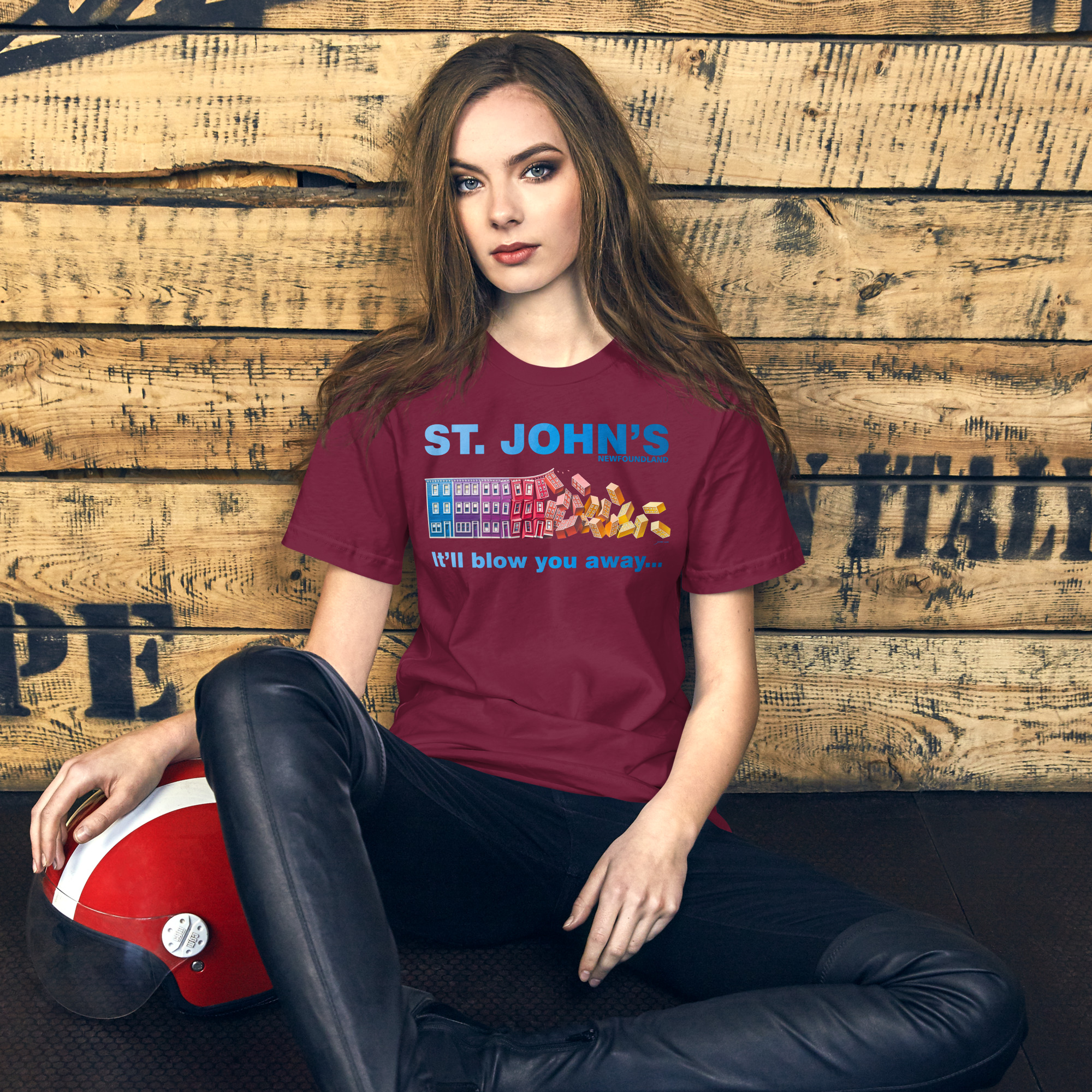 ST. JOHN'S It'll blow you away...Unisex t-shirt