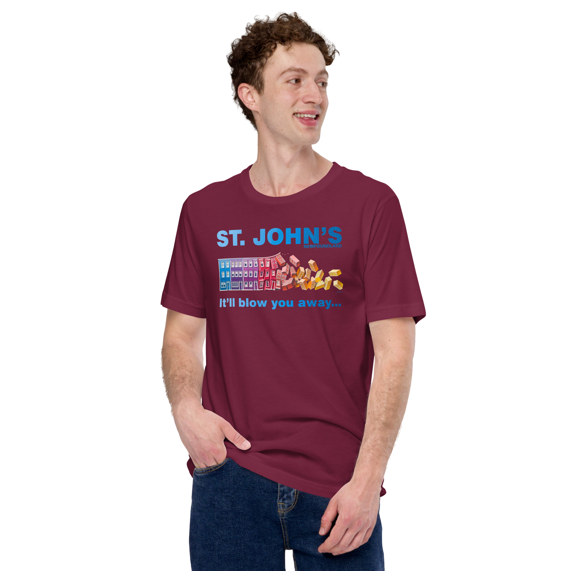 ST. JOHN'S It'll blow you away... Unisex t-shirt - Image 10