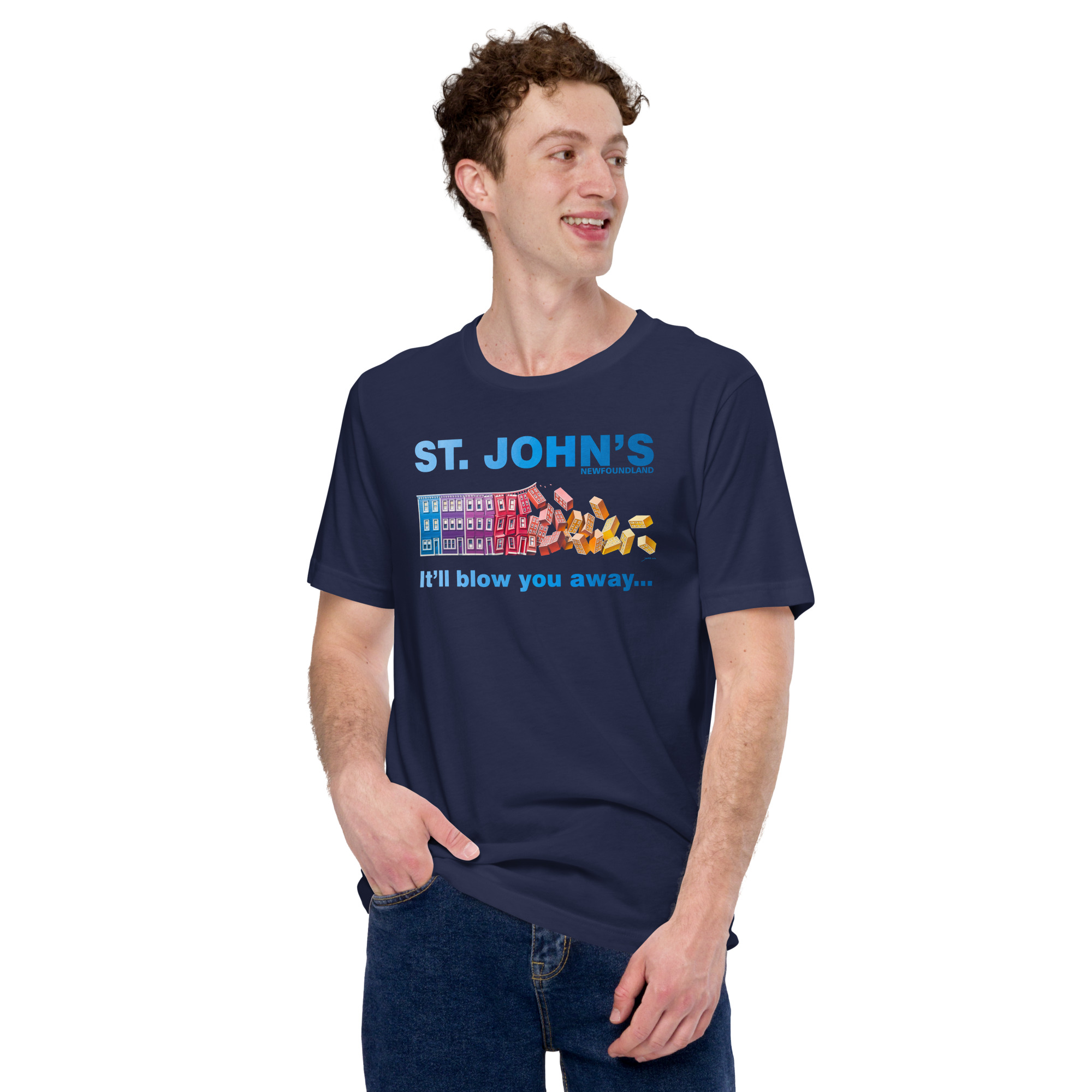 ST. JOHN'S It'll blow you away... Unisex t-shirt - Image 4