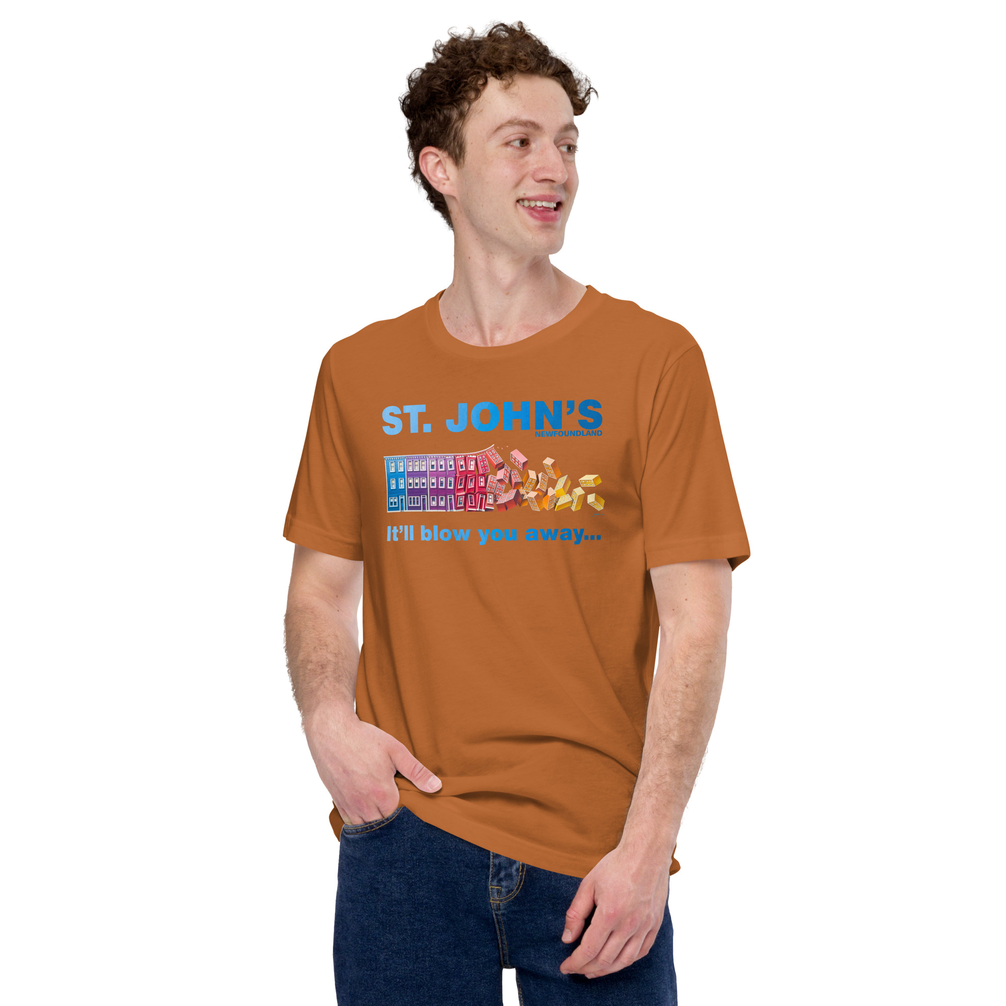 ST. JOHN'S It'll blow you away... Unisex t-shirt - Image 22