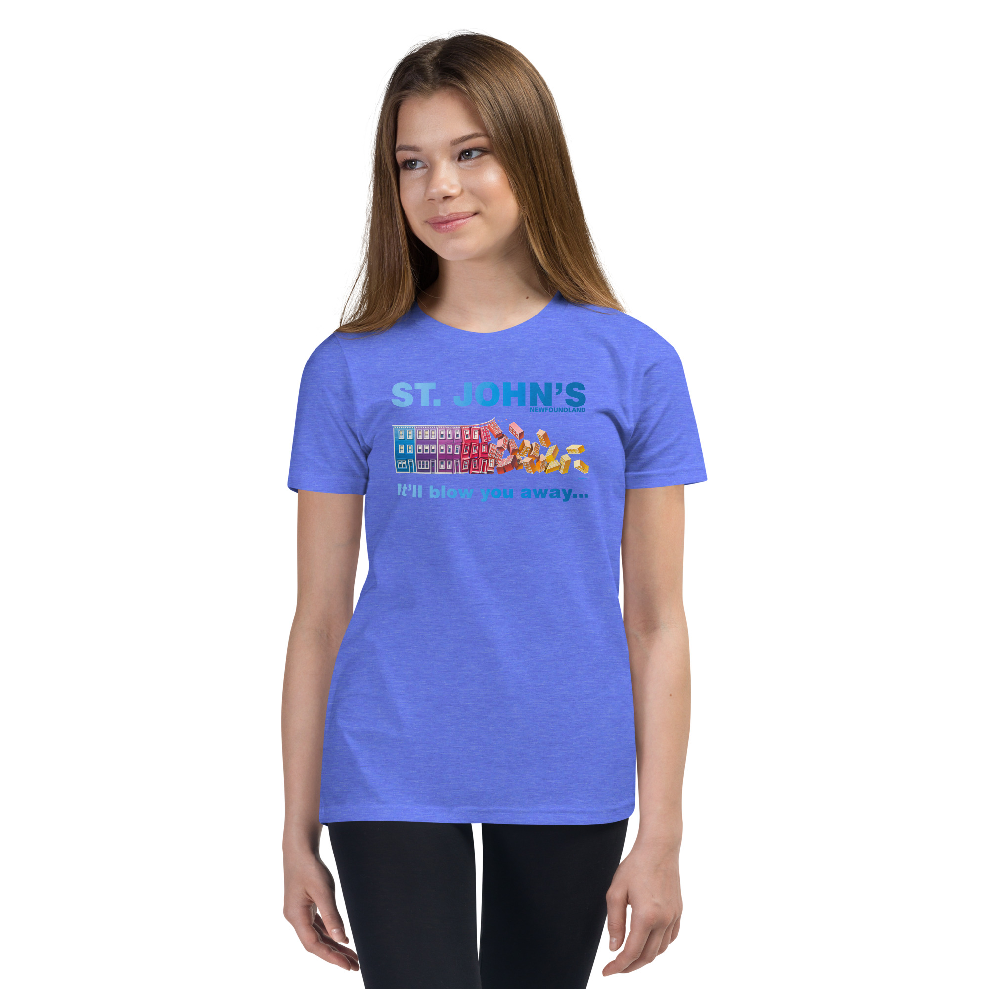ST. JOHN'S It'll blow you away GIRL'S Youth Short Sleeve T-Shirt - Image 10