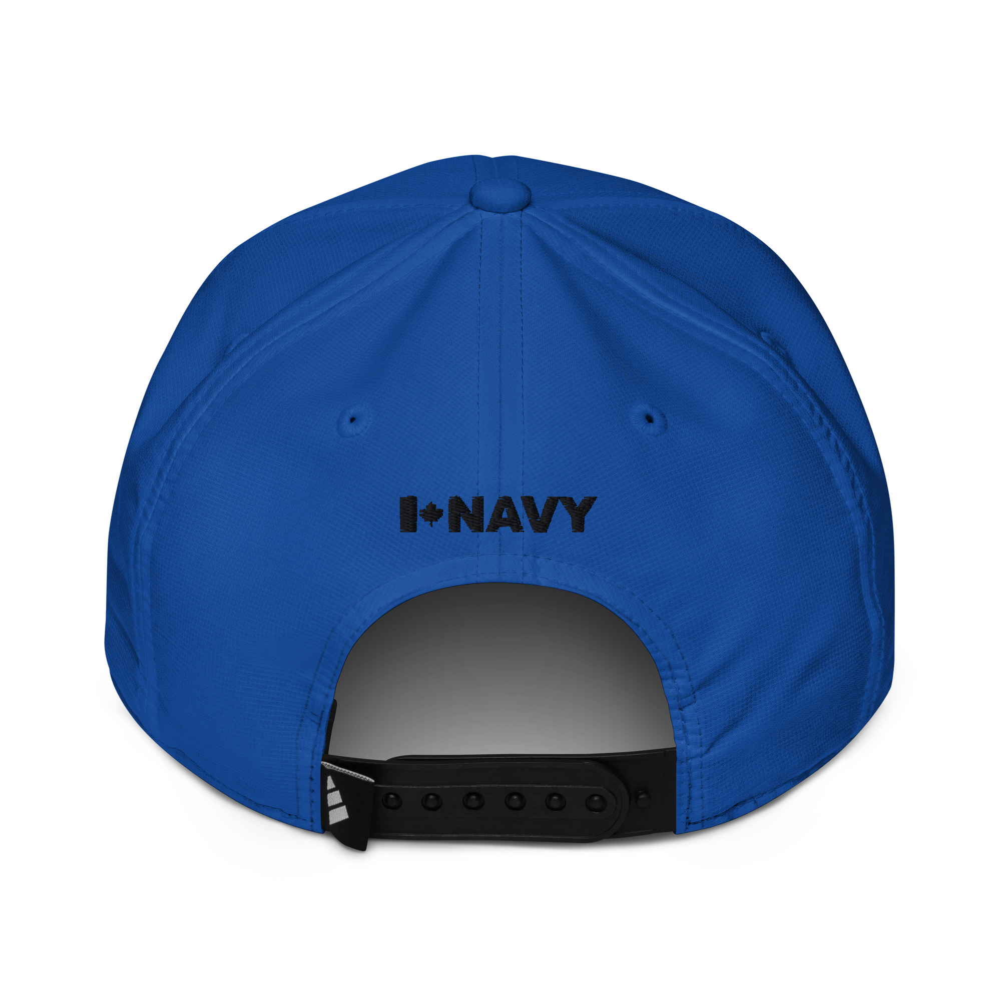 Embroidered NAVY HMCS YORK adidas performance cap (Black Thread) - Image 19