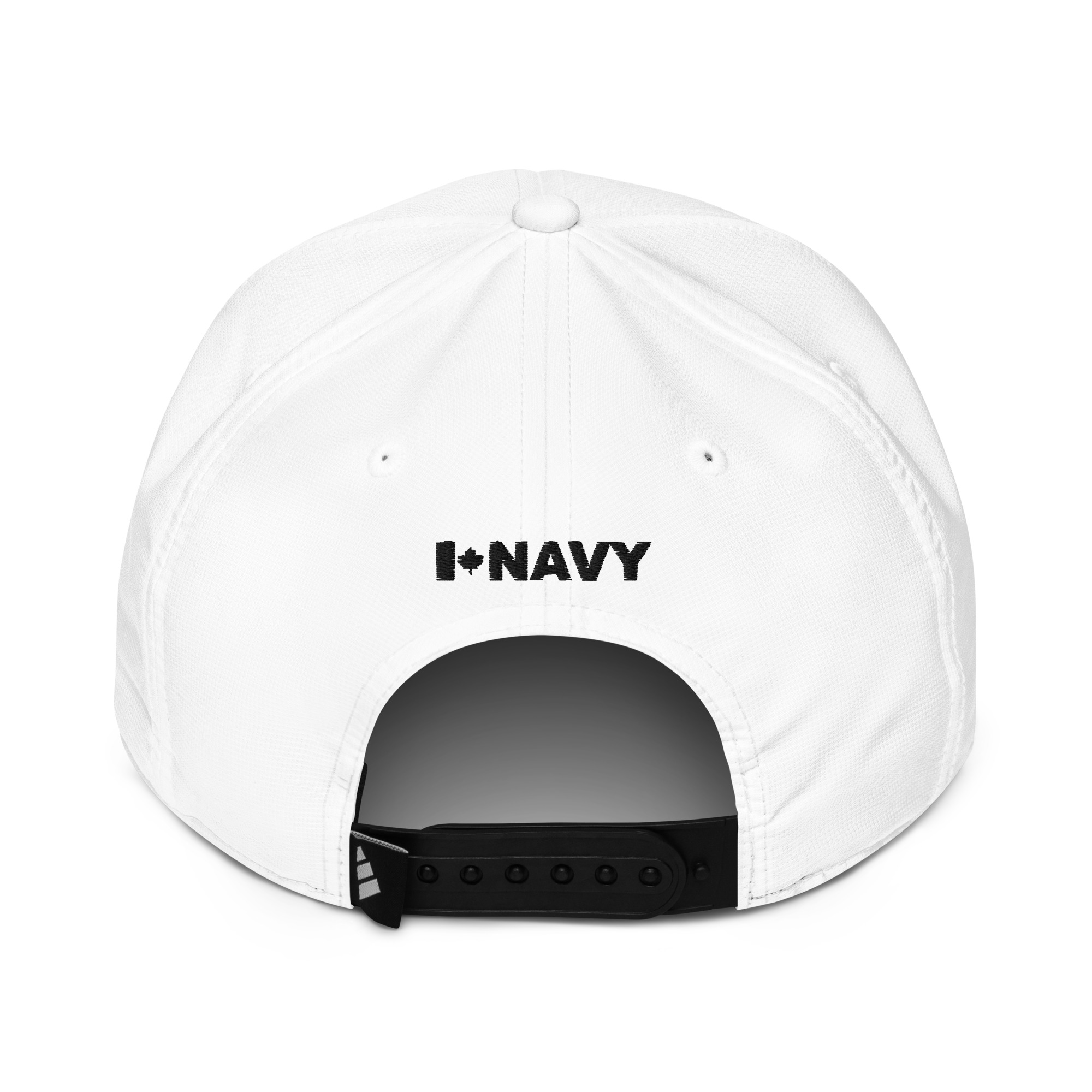 Embroidered NAVY HMCS YORK adidas performance cap (Black Thread) - Image 30