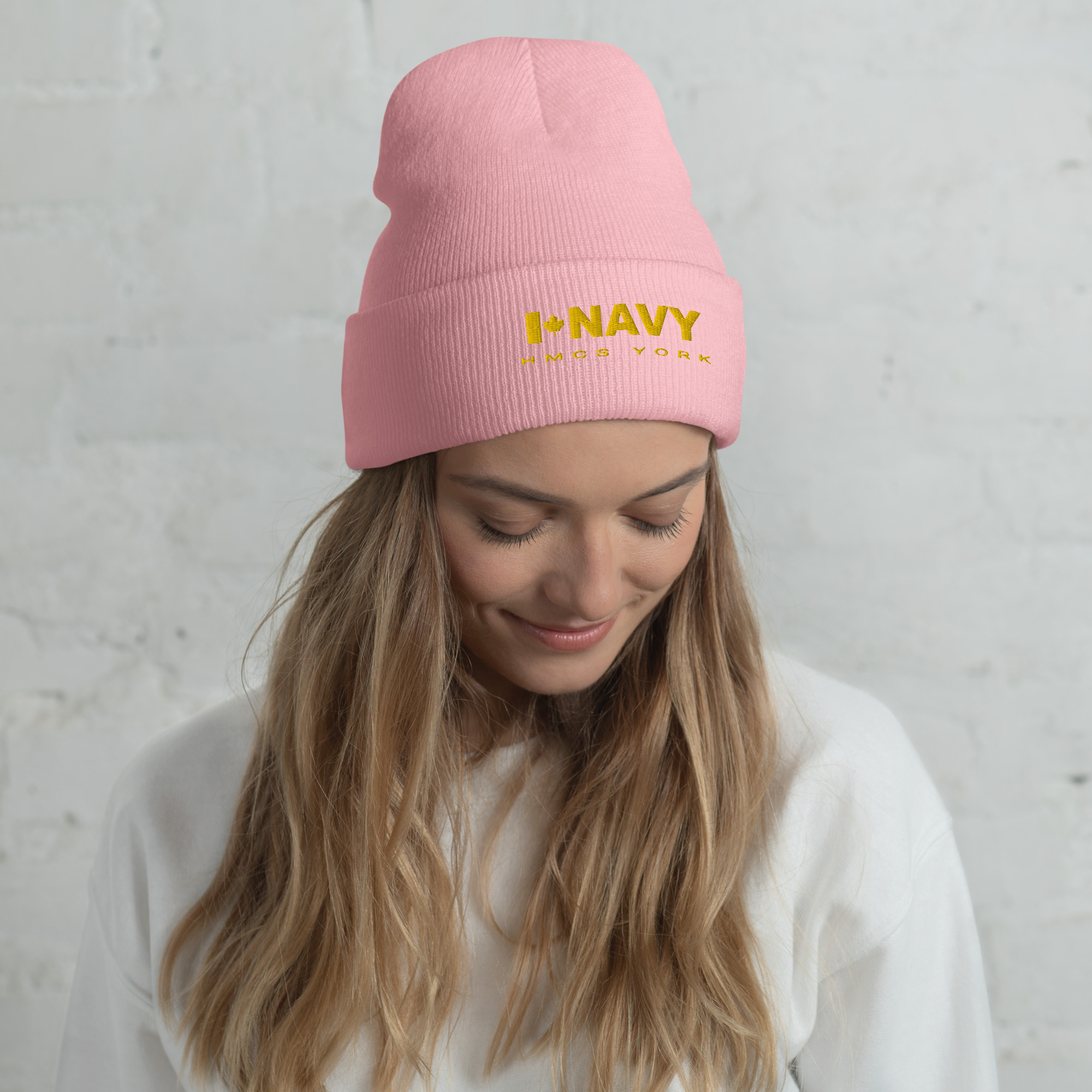 CDN NAVY HMCS YORK Cuffed Beanie (Gold Thread) - Image 8