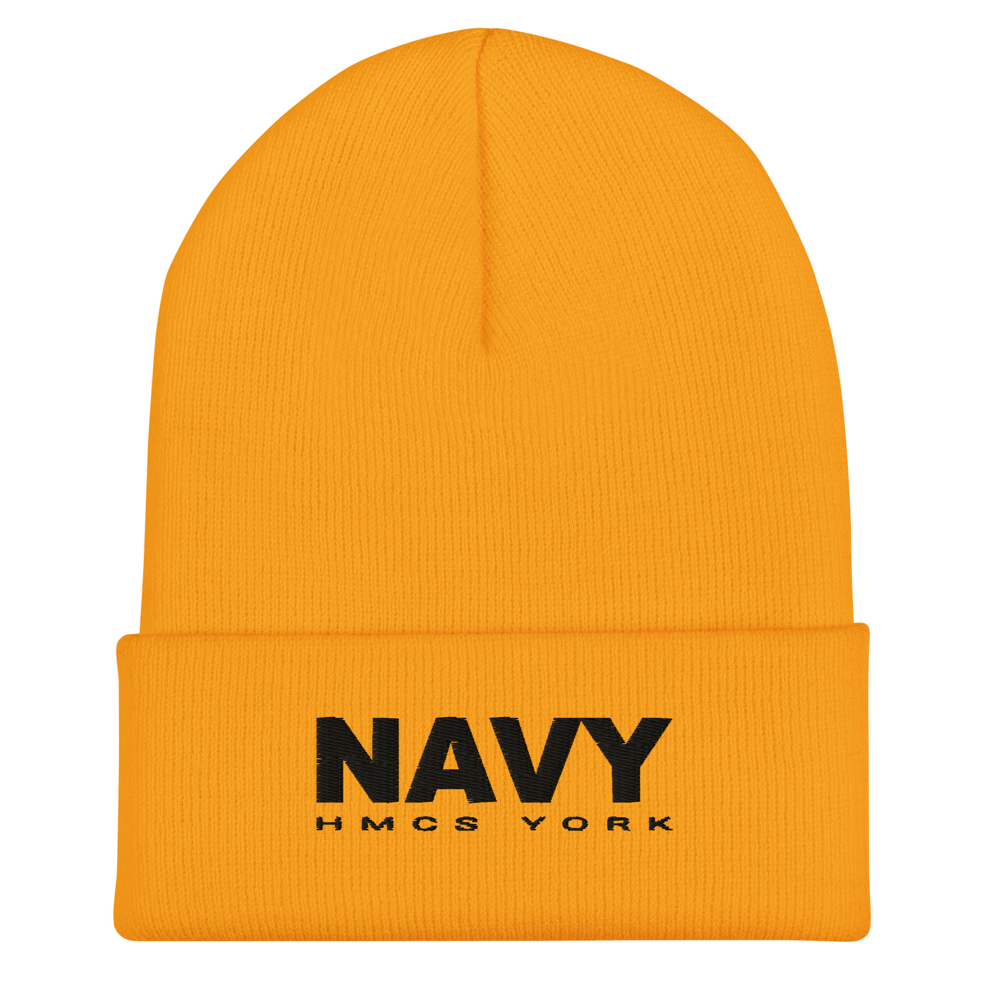 NAVY HMCS YORK Cuffed Beanie (Black Thread) - Image 4