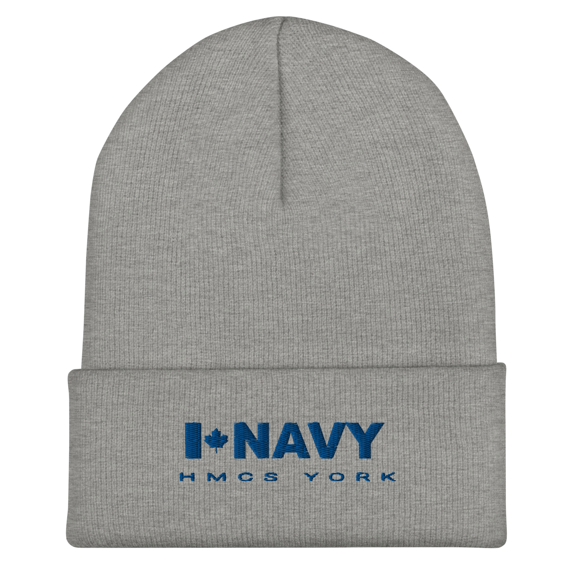 CDN NAVY HMCS YORK Cuffed Beanie (Blue Thread) - Image 5