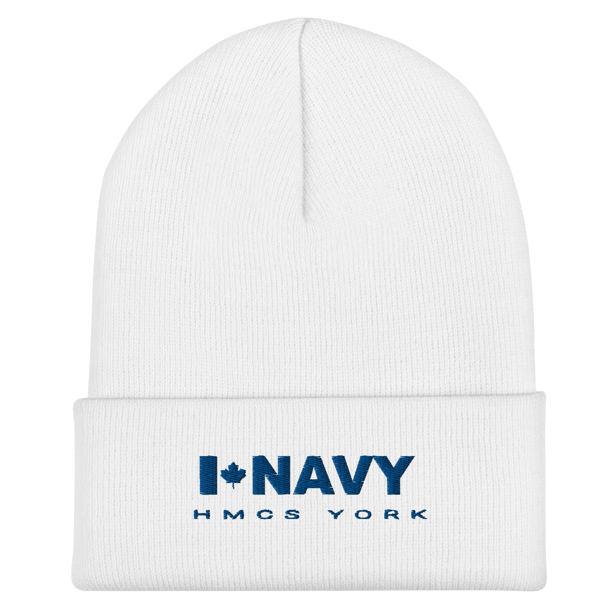 CDN NAVY HMCS YORK Cuffed Beanie (Blue Thread) - Image 7
