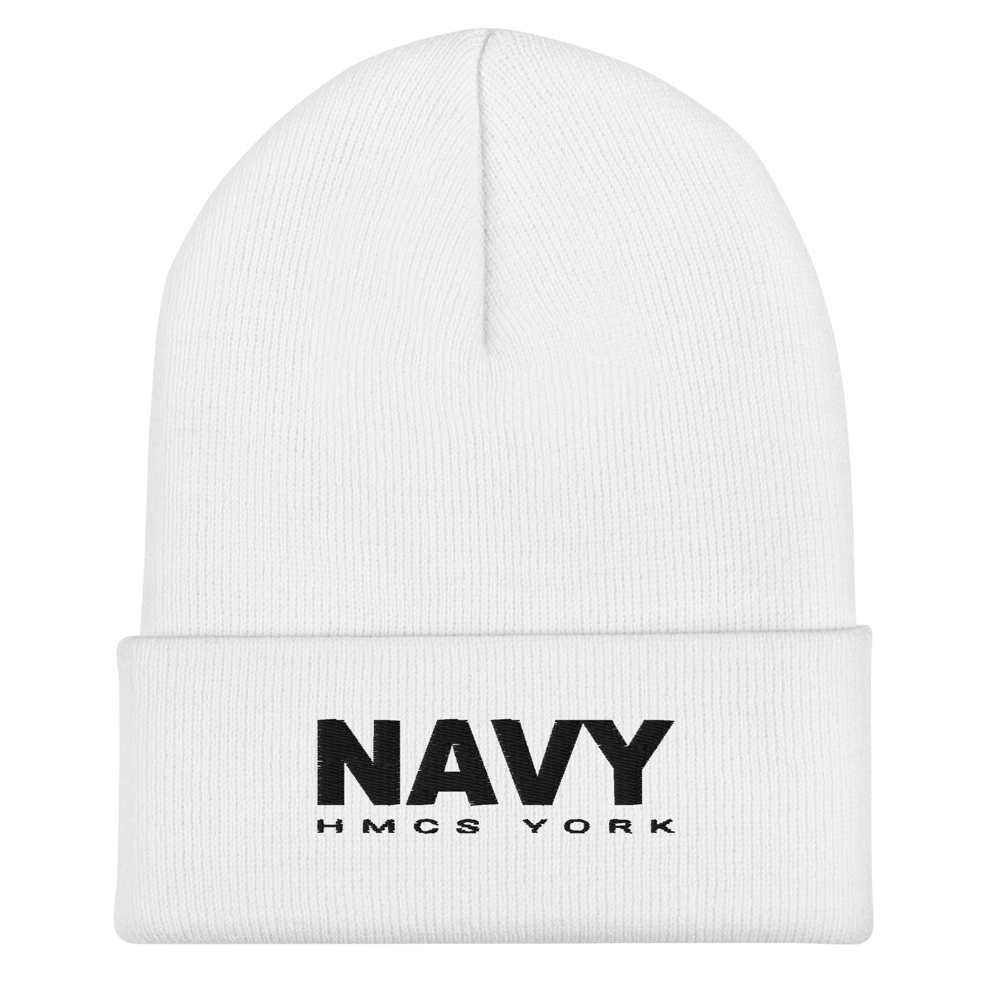 NAVY HMCS YORK Cuffed Beanie (Black Thread) - Image 6