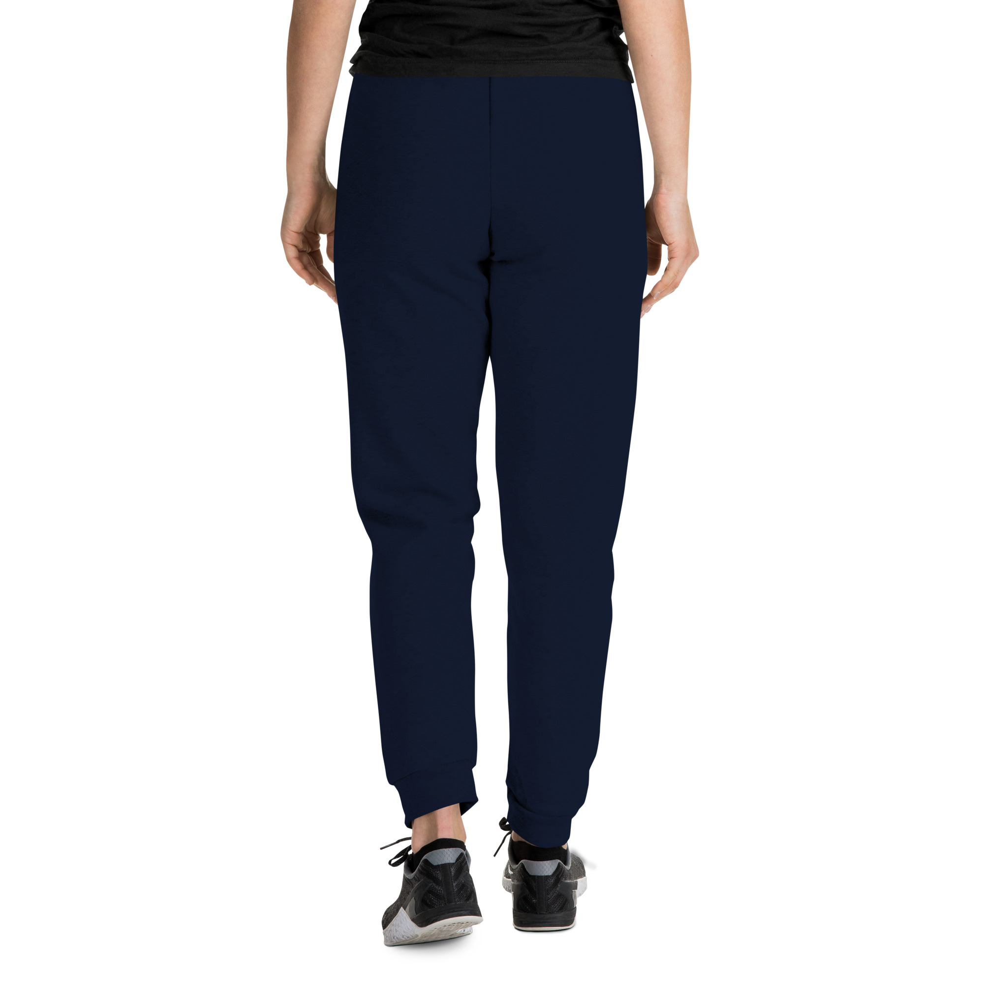 Embroidered HMCS YORK NAVY Unisex Joggers (White Thread) - Image 3