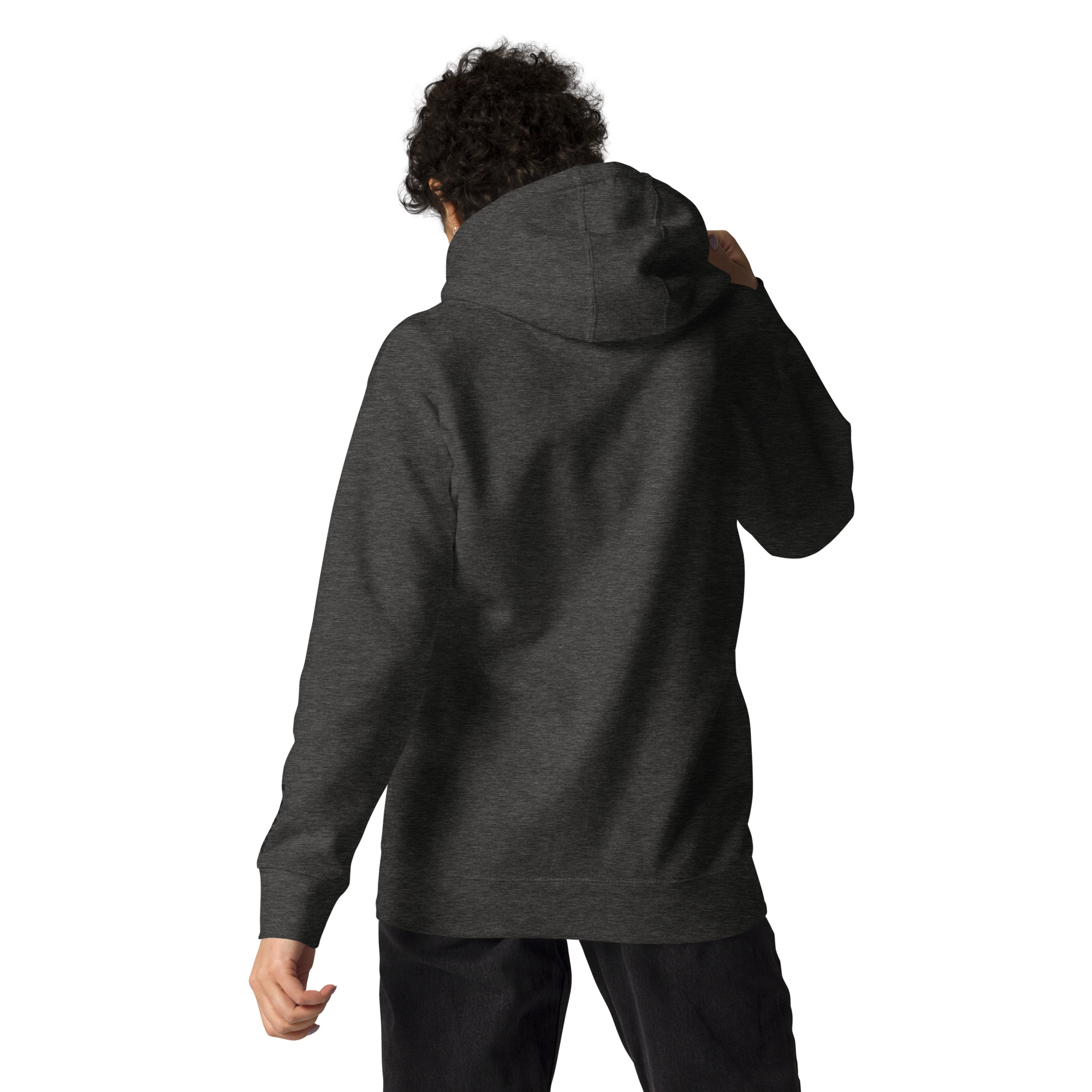 Embroidered HMCS YORK NAVY Unisex Hoodie (Black Thread) - Image 18