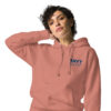 Embroidered HMCS YORK NAVY Unisex Hoodie (Blue Thread) - Image 21