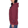 Embroidered HMCS YORK NAVY Unisex Hoodie (Blue Thread) - Image 4
