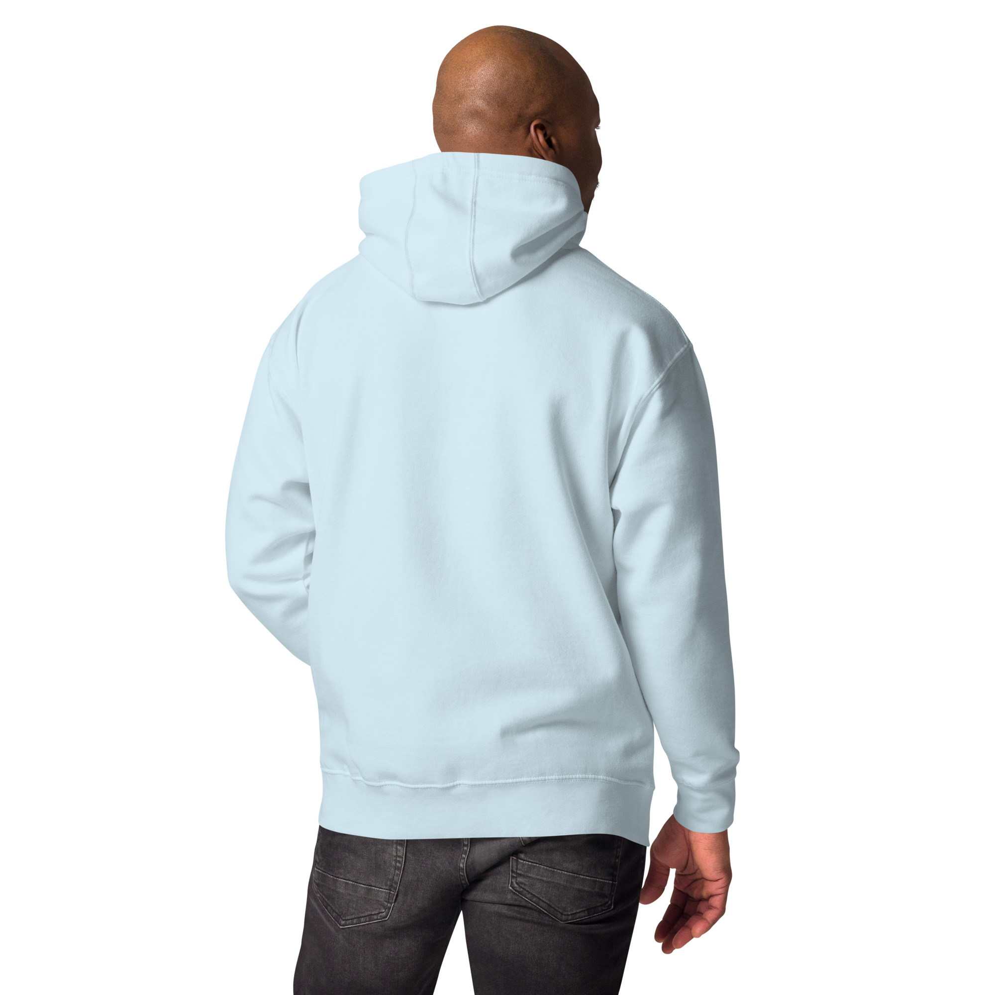 NAVY HMCS YORK Unisex Hoodie (Blue Font) - Image 4