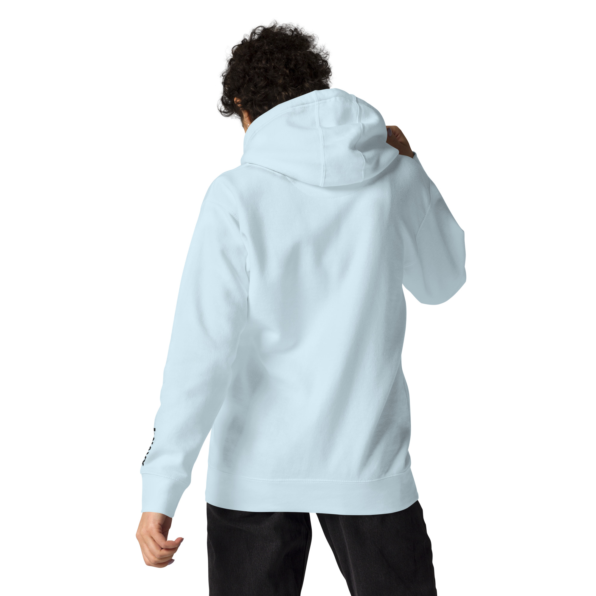 Embroidered HMCS YORK NAVY Unisex Hoodie (Black Thread) - Image 28