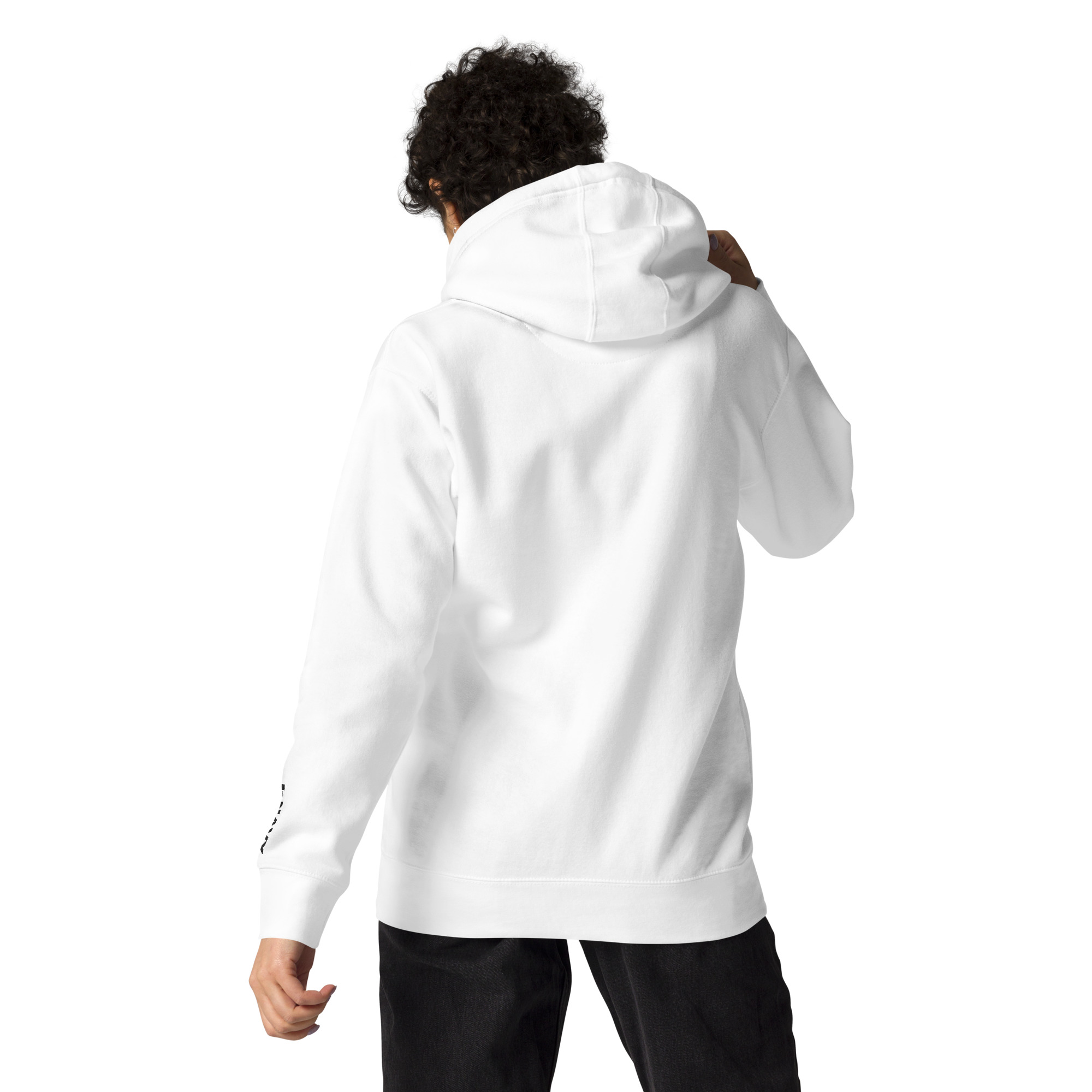 Embroidered HMCS YORK NAVY Unisex Hoodie (Black Thread) - Image 30