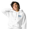 Embroidered HMCS YORK NAVY Unisex Hoodie (Blue Thread) - Image 26