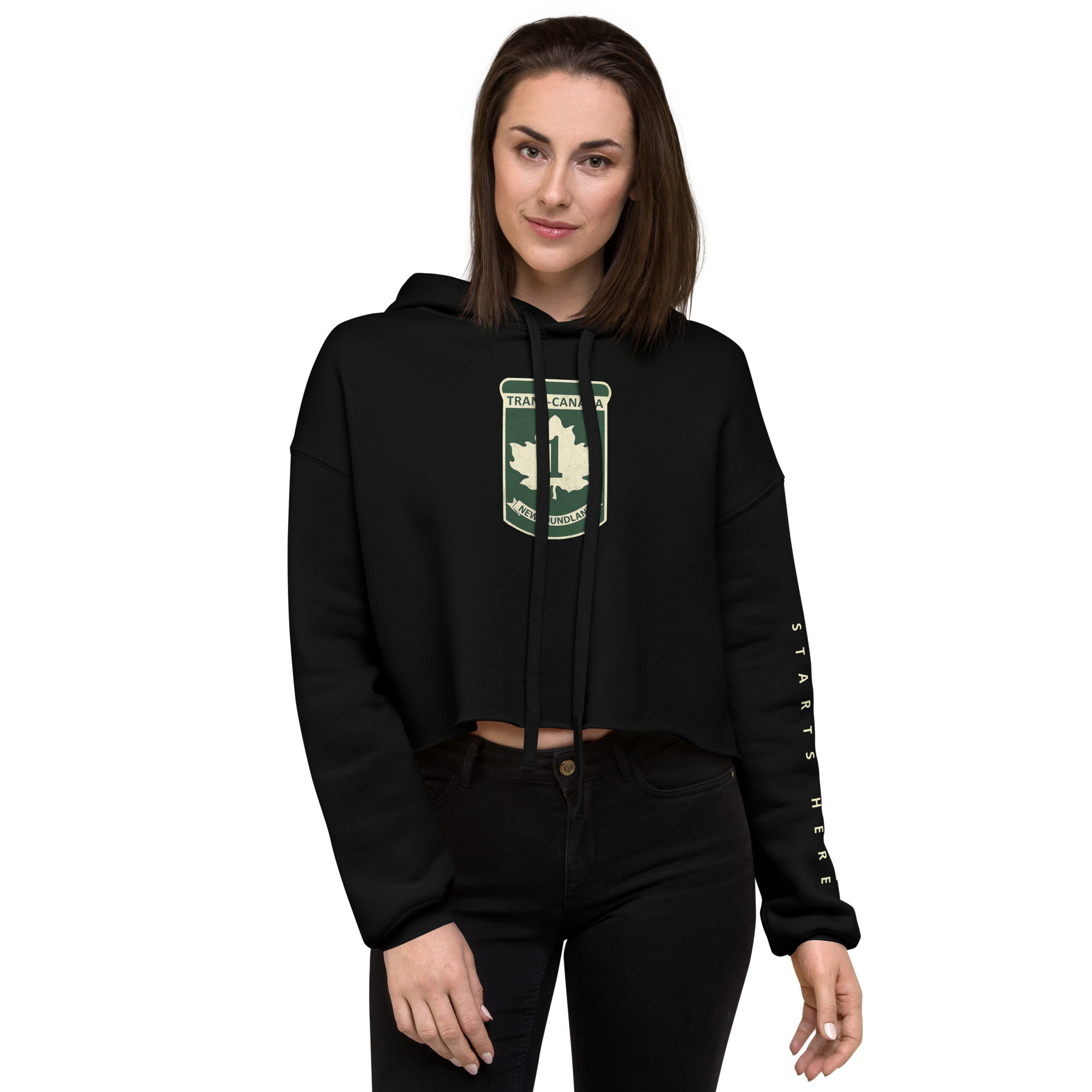 TCH MILE ONE NEWFOUNDLAND Crop Hoodie - Image 9