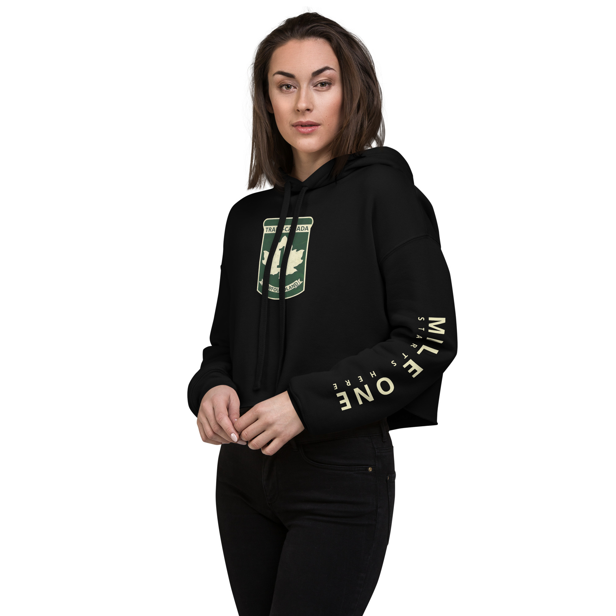 TCH MILE ONE NEWFOUNDLAND Crop Hoodie - Image 11