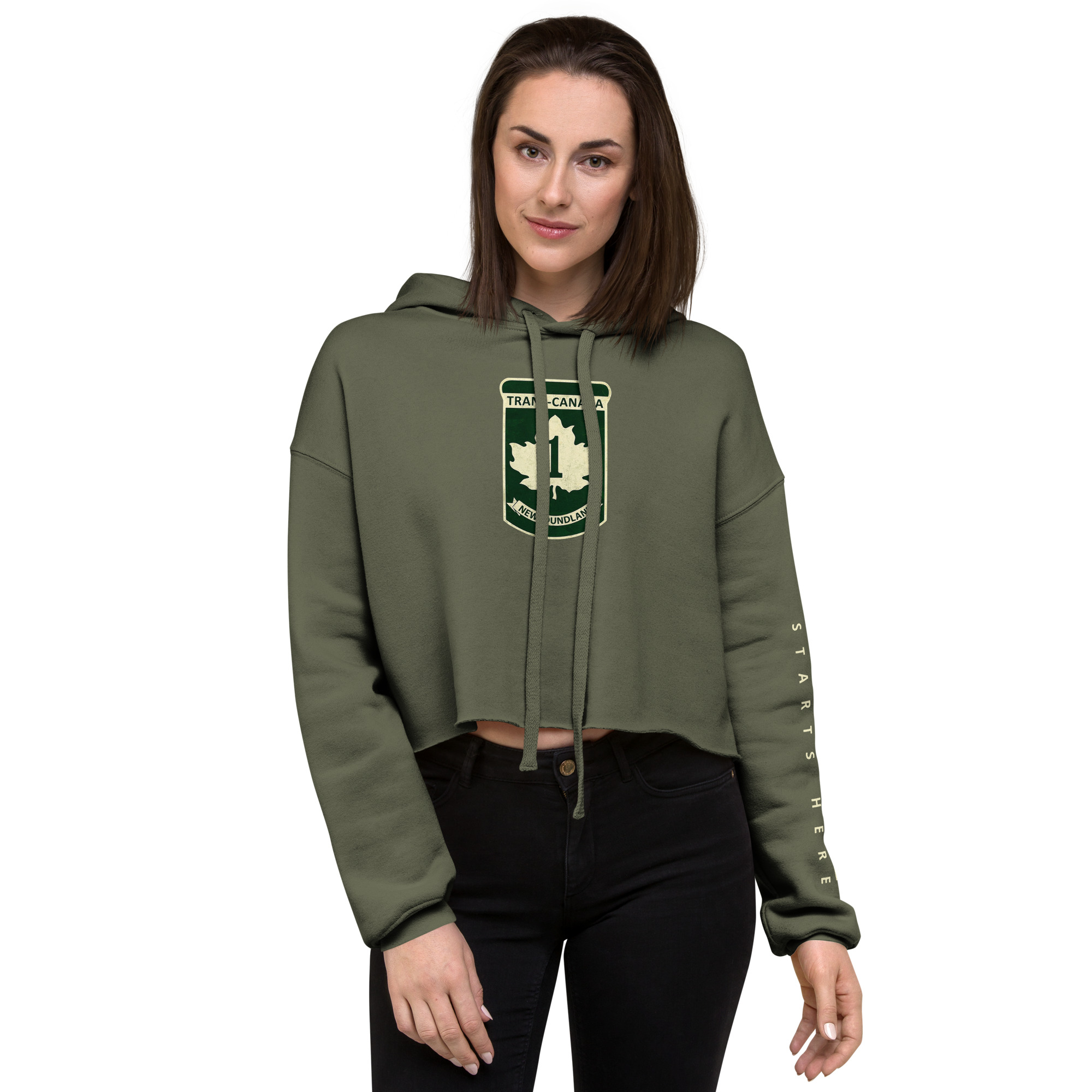TCH MILE ONE NEWFOUNDLAND Crop Hoodie - Image 12