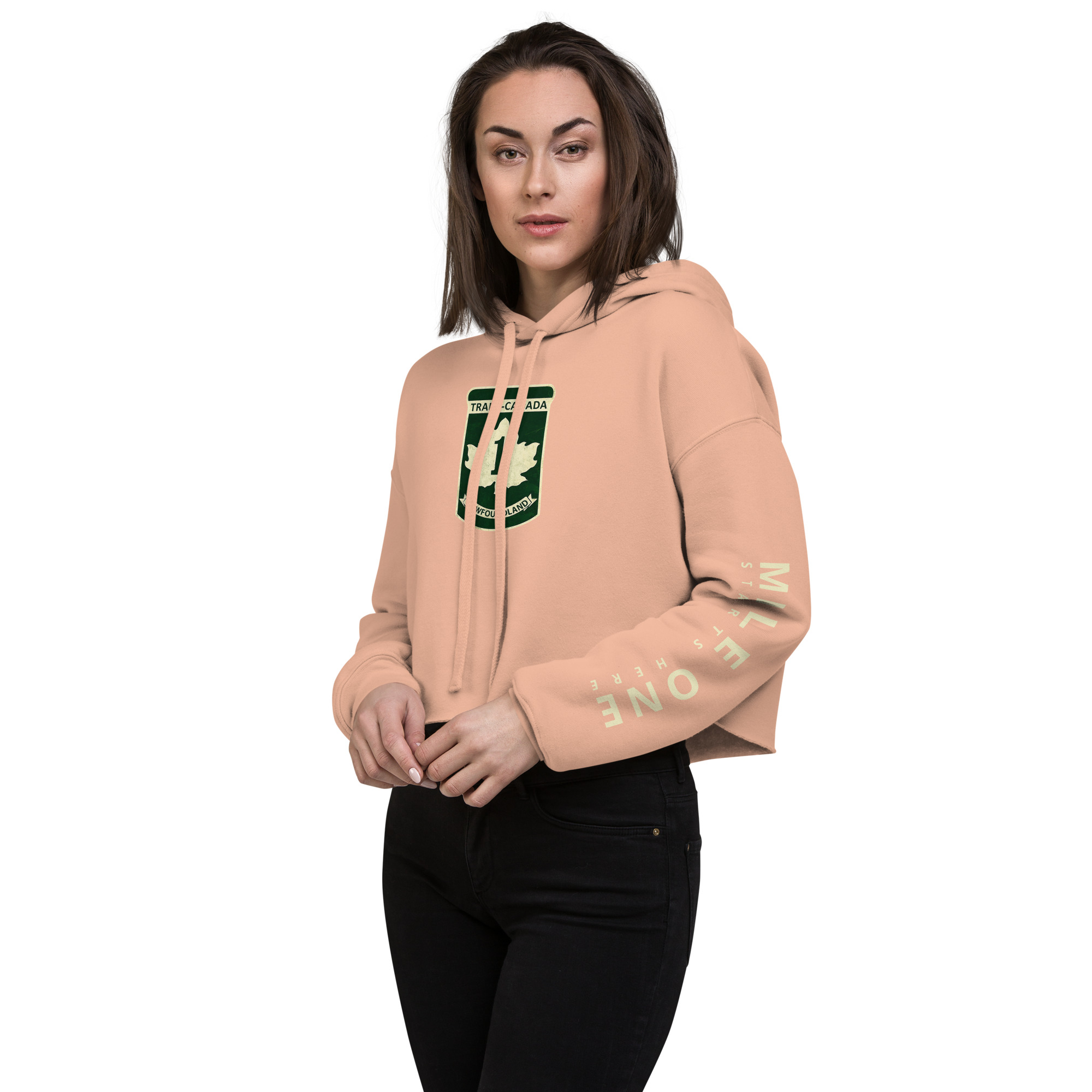 TCH MILE ONE NEWFOUNDLAND Crop Hoodie - Image 20