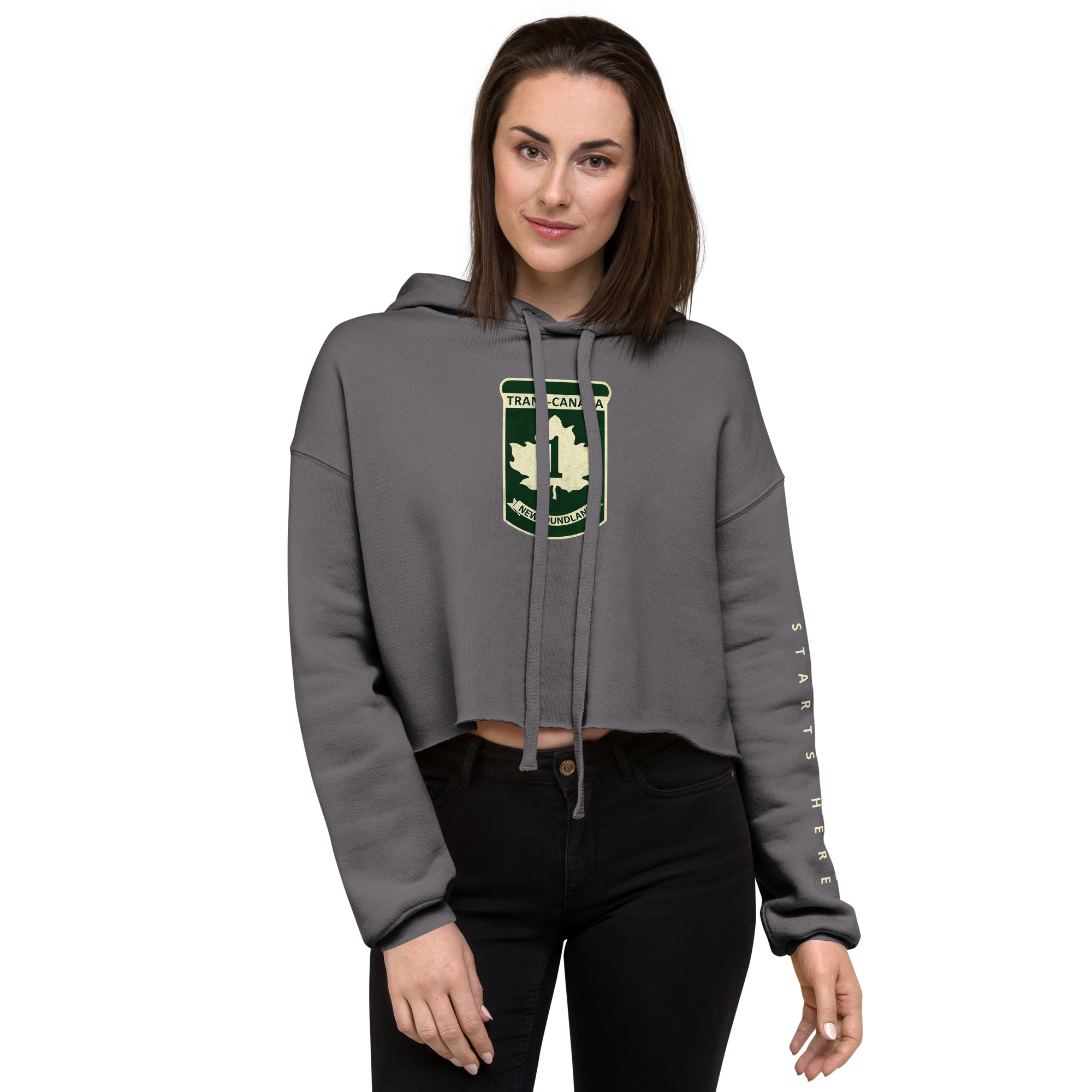 TCH MILE ONE NEWFOUNDLAND Crop Hoodie - Image 15
