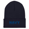 NAVY HMCS YORK Cuffed Beanie (Blue Thread) - Image 8