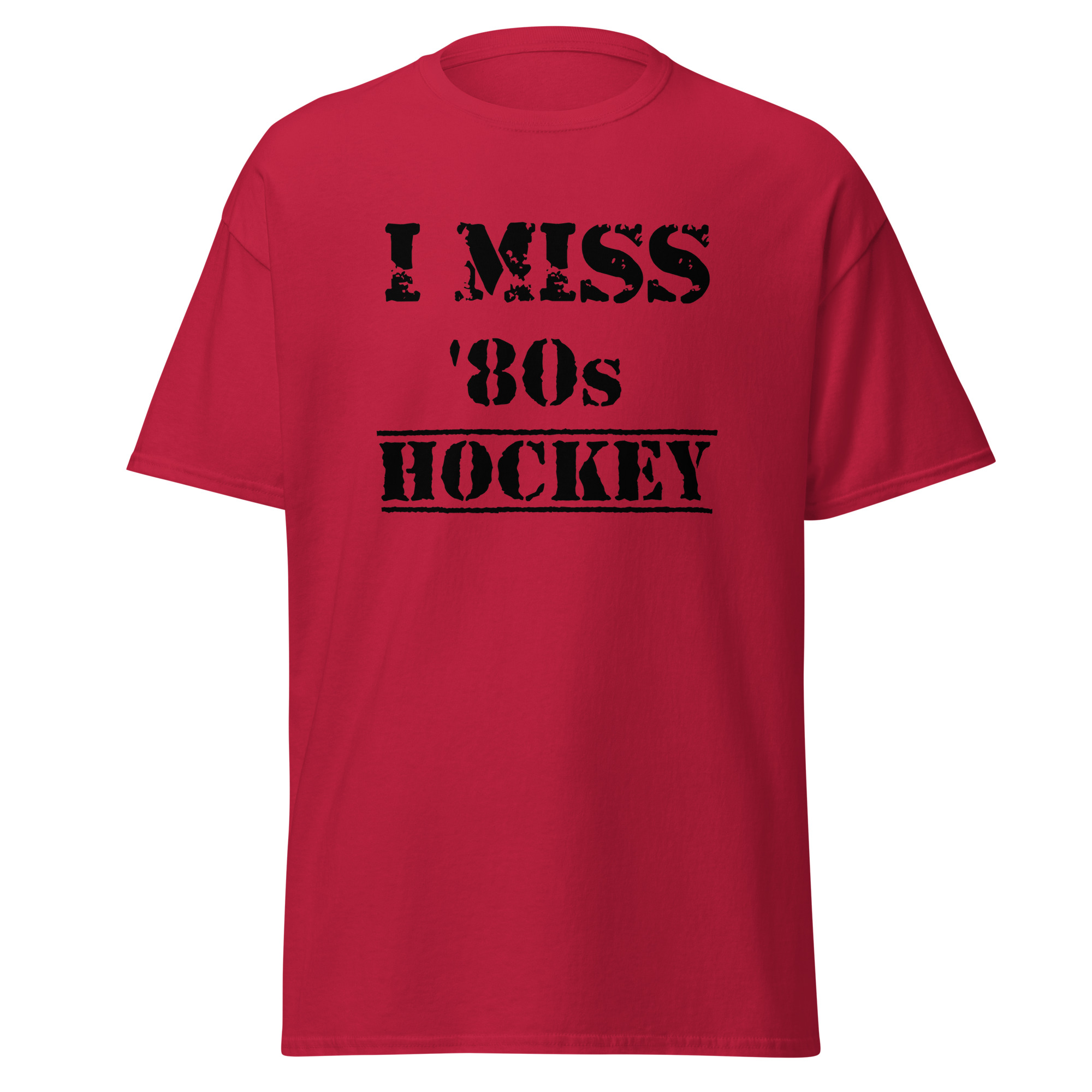 I MISS 80s HOCKEY Unisex classic tee - Image 2