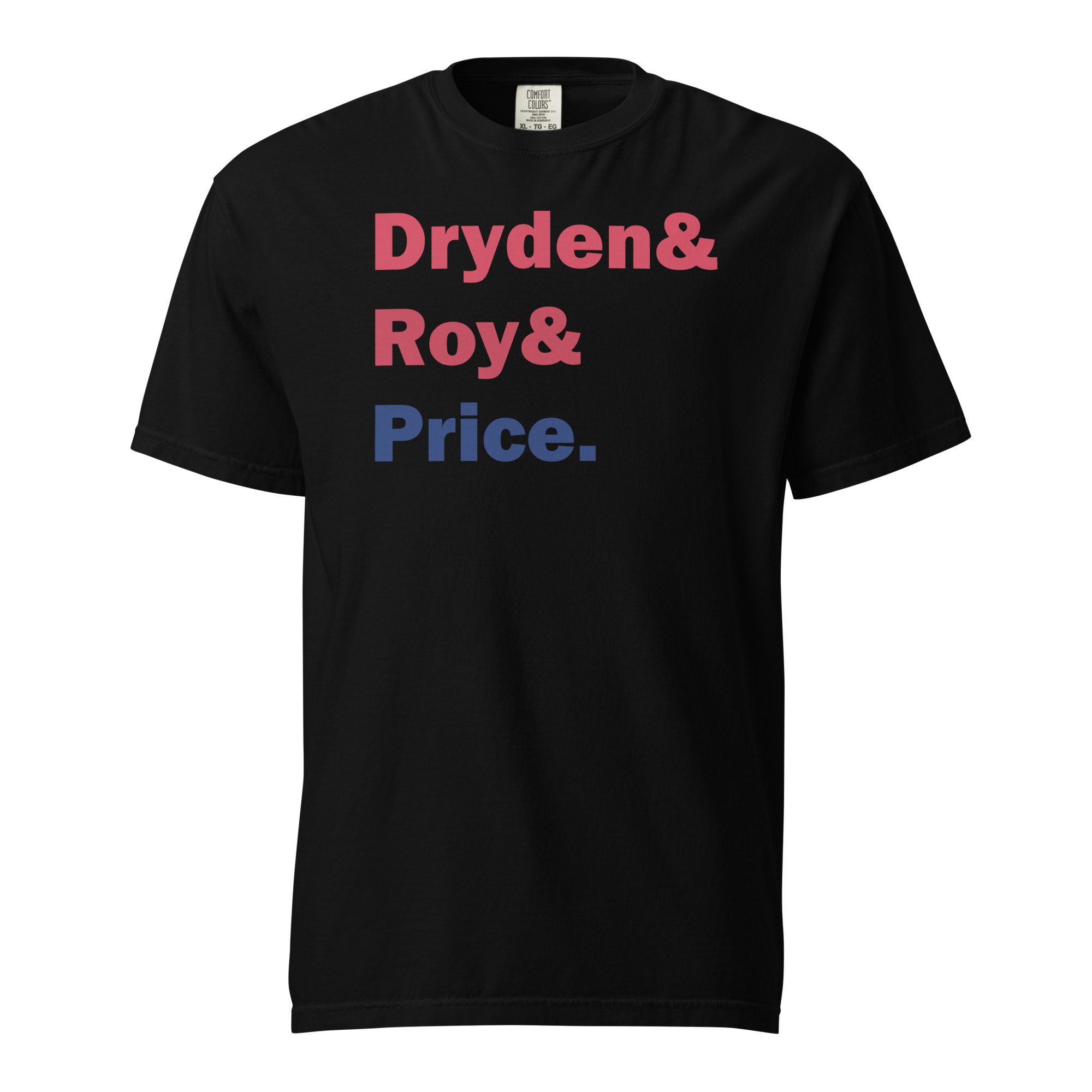 DRYDEN&ROY&PRICE (Red & Blue edition) Unisex garment-dyed heavyweight t-shirt - Image 2