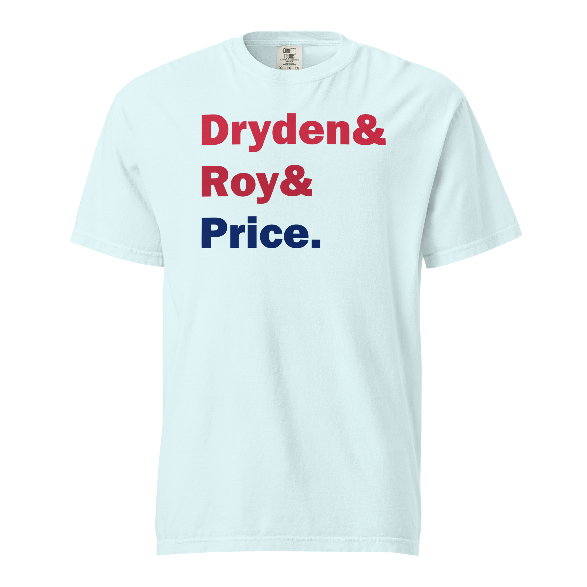 DRYDEN&ROY&PRICE (Red & Blue edition) Unisex garment-dyed heavyweight t-shirt - Image 9