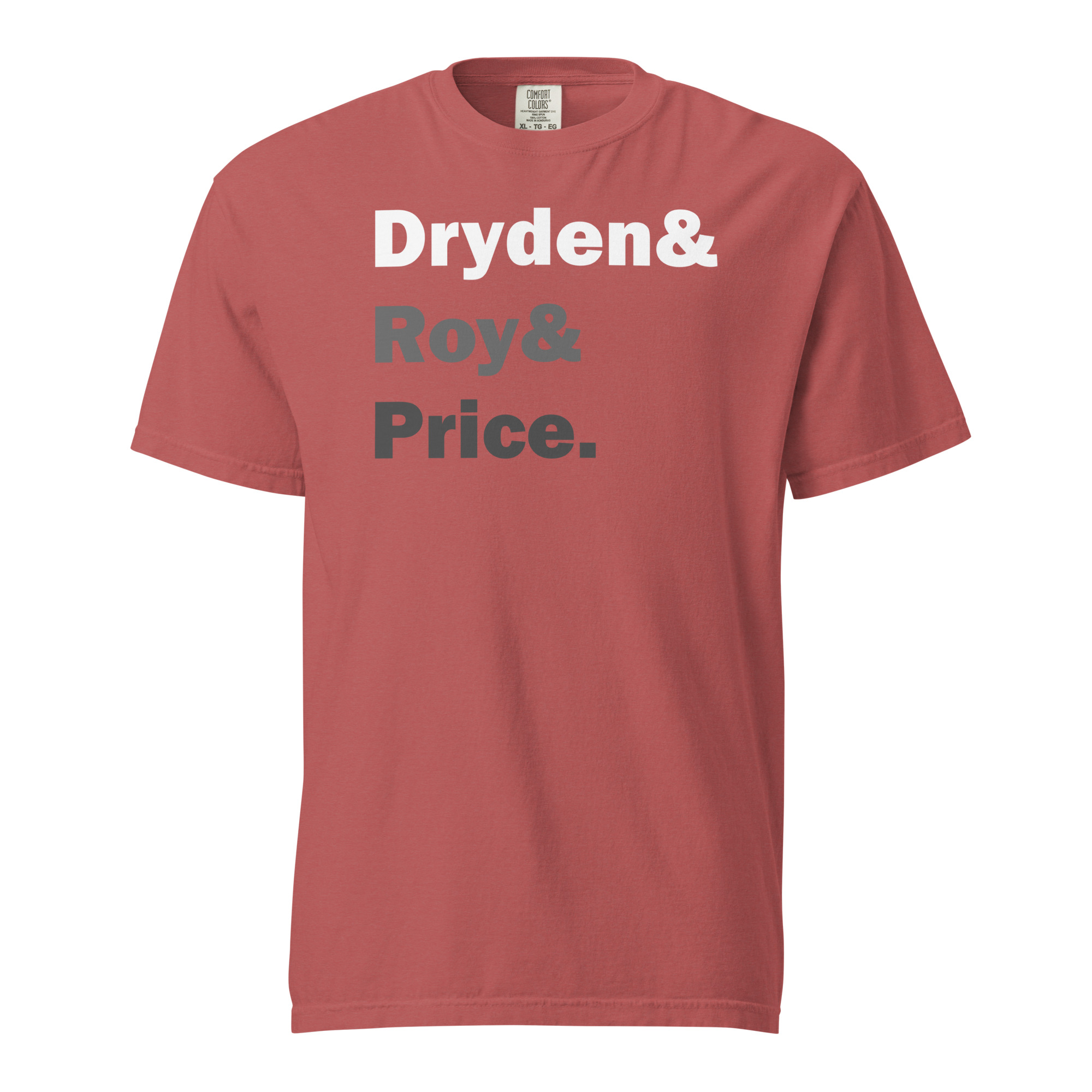 DRYDEN&ROY&PRICE (Black & White Edition) Unisex garment-dyed heavyweight t-shirt - Image 5