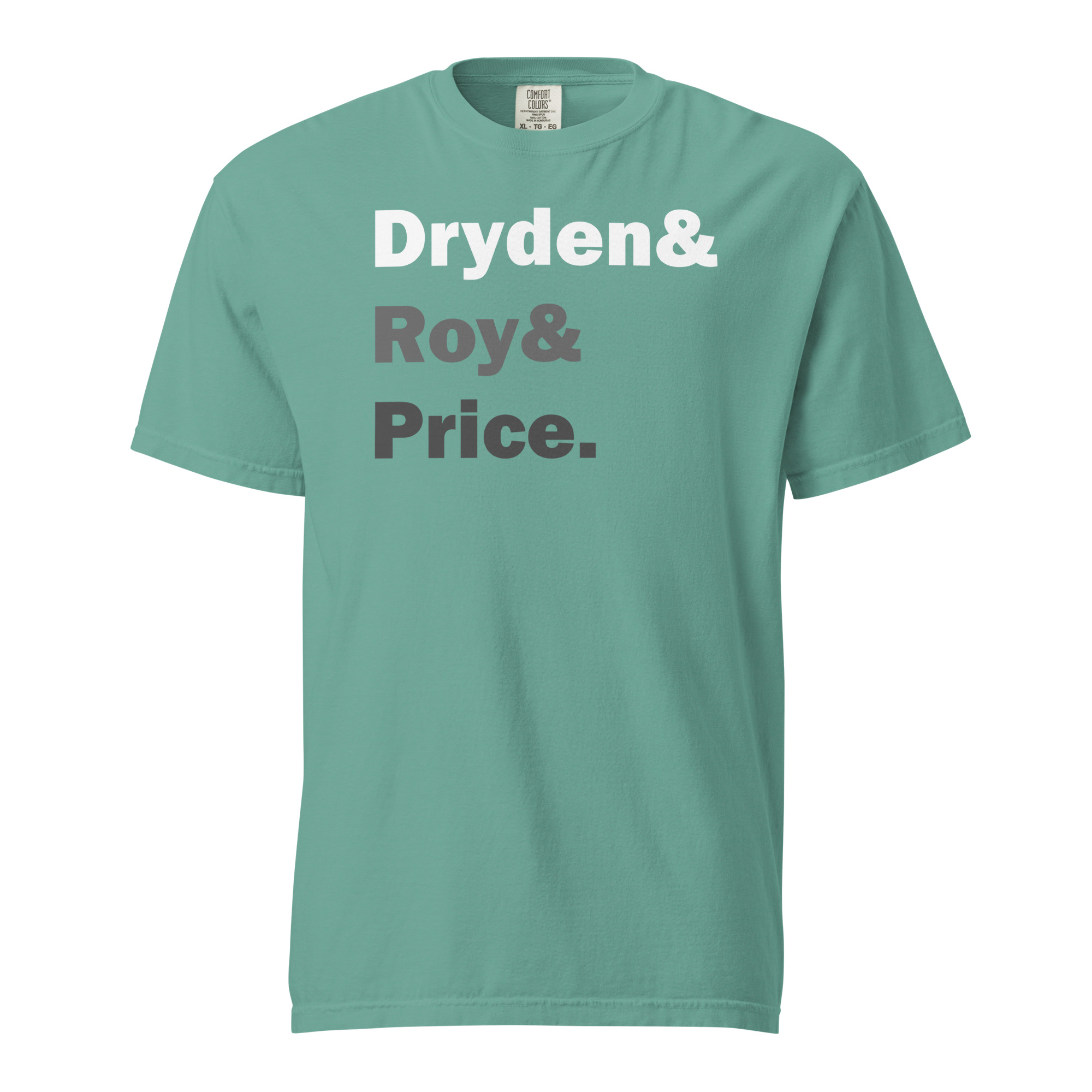DRYDEN&ROY&PRICE (Black & White Edition) Unisex garment-dyed heavyweight t-shirt - Image 10