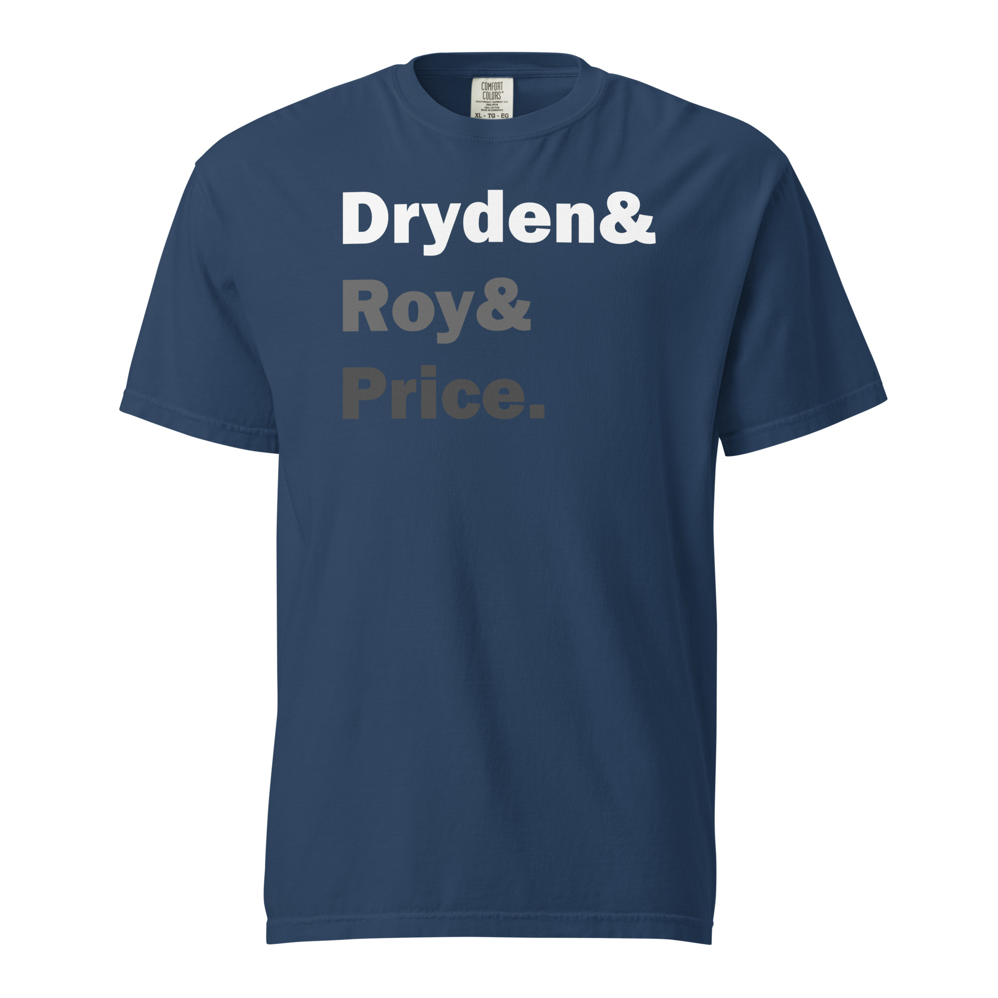 DRYDEN&ROY&PRICE (Black & White Edition) Unisex garment-dyed heavyweight t-shirt - Image 3