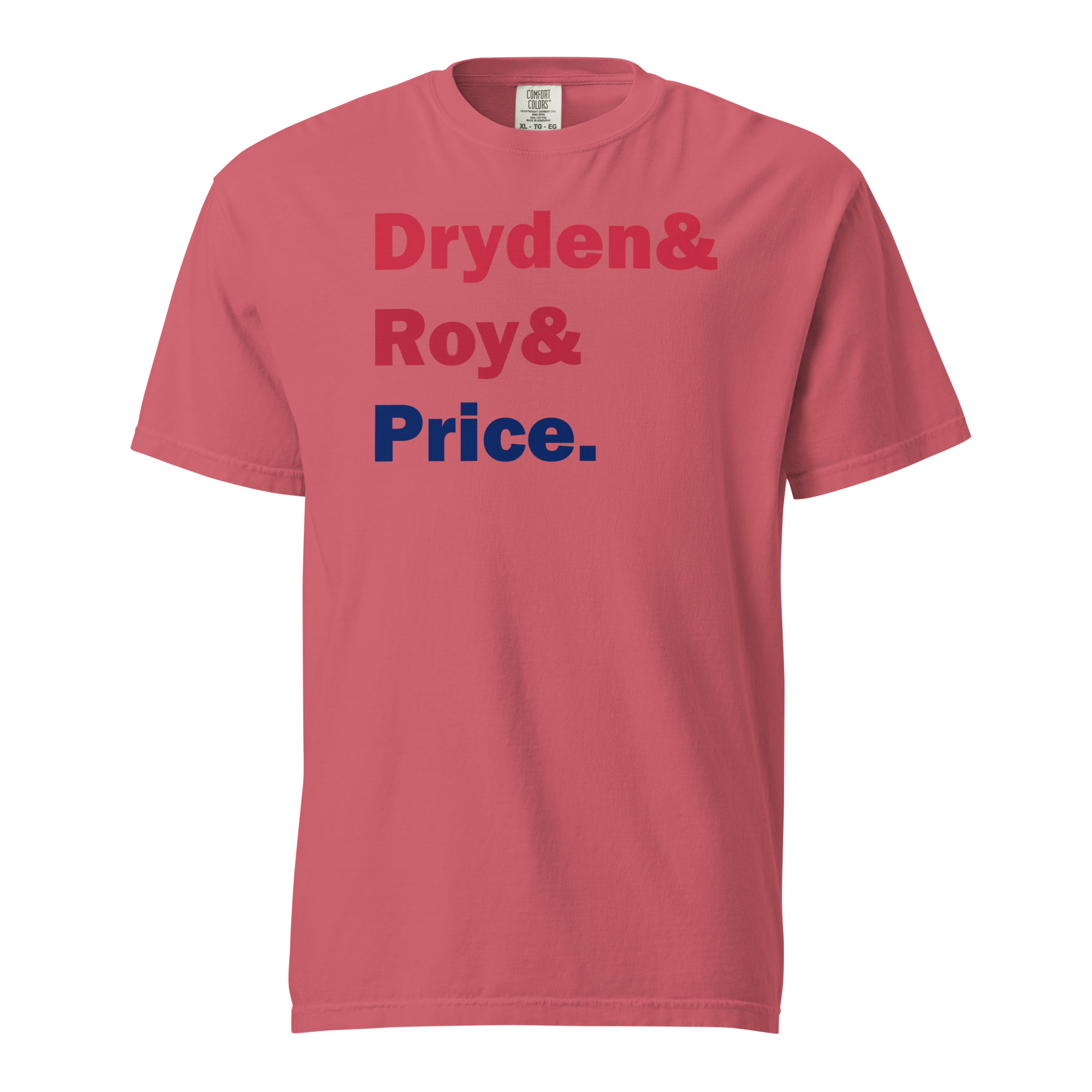 DRYDEN&ROY&PRICE (Red & Blue edition) Unisex garment-dyed heavyweight t-shirt - Image 6