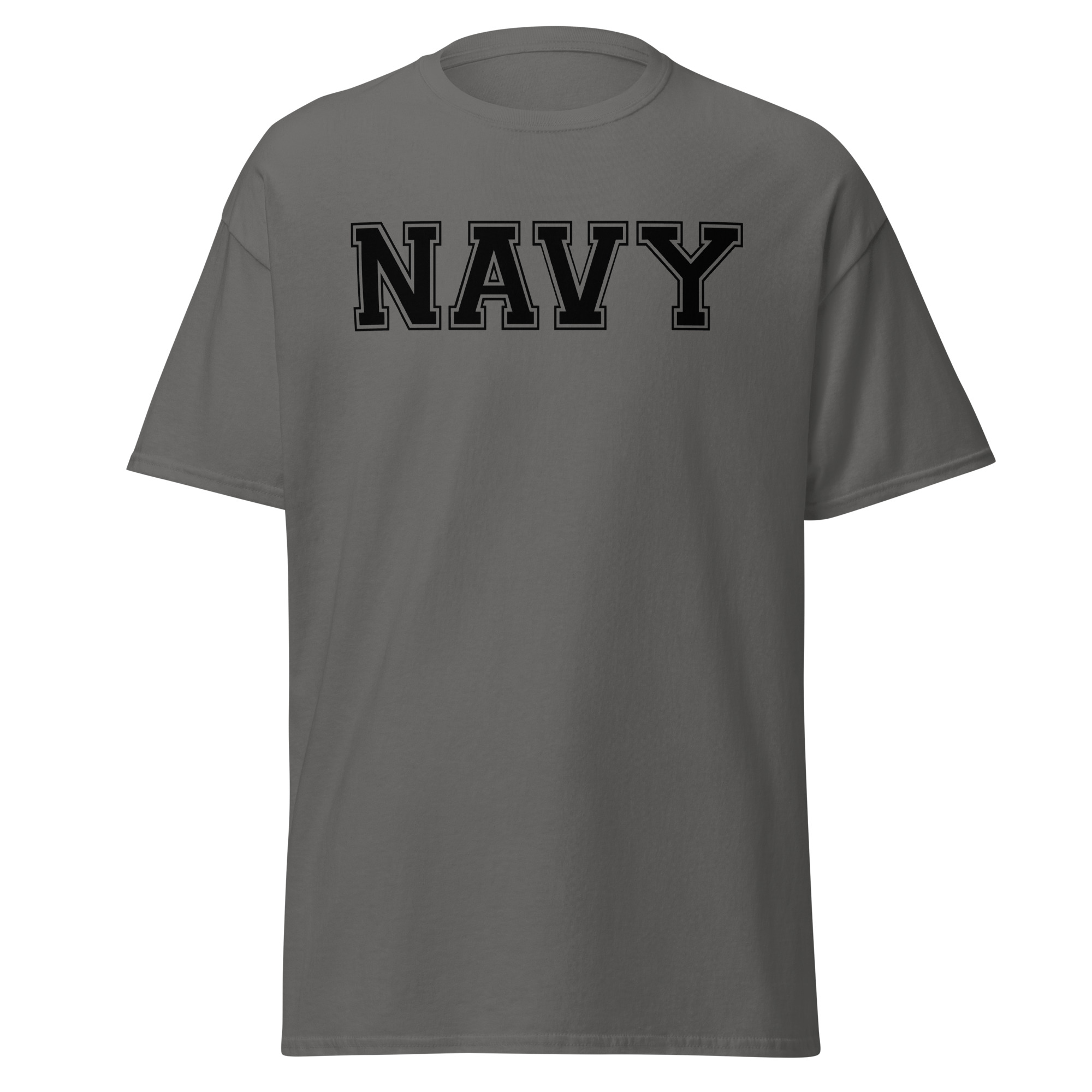 NAVY (varsity black) Unisex classic tee - Image 6