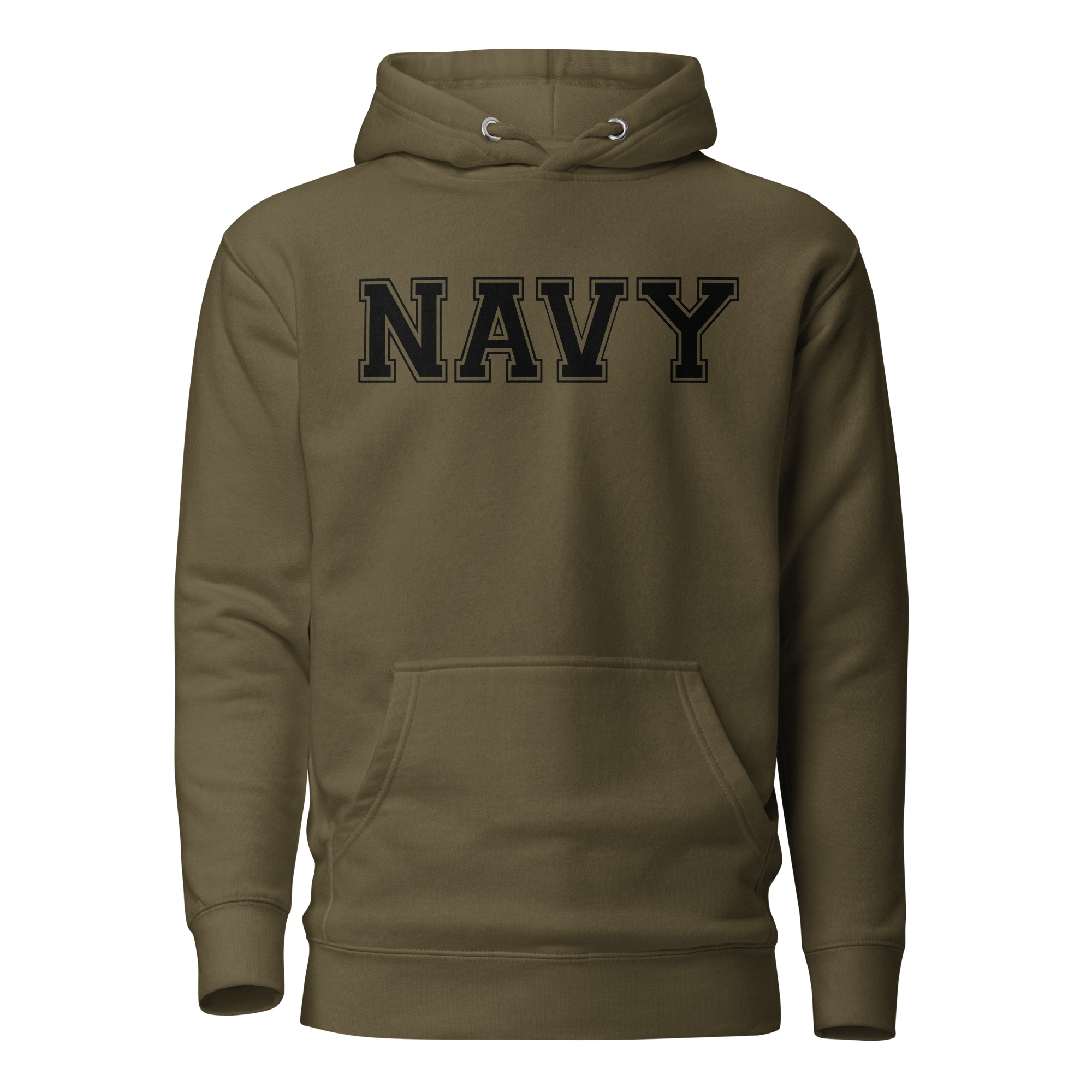 NAVY (varsity black) Unisex Hoodie - Image 6