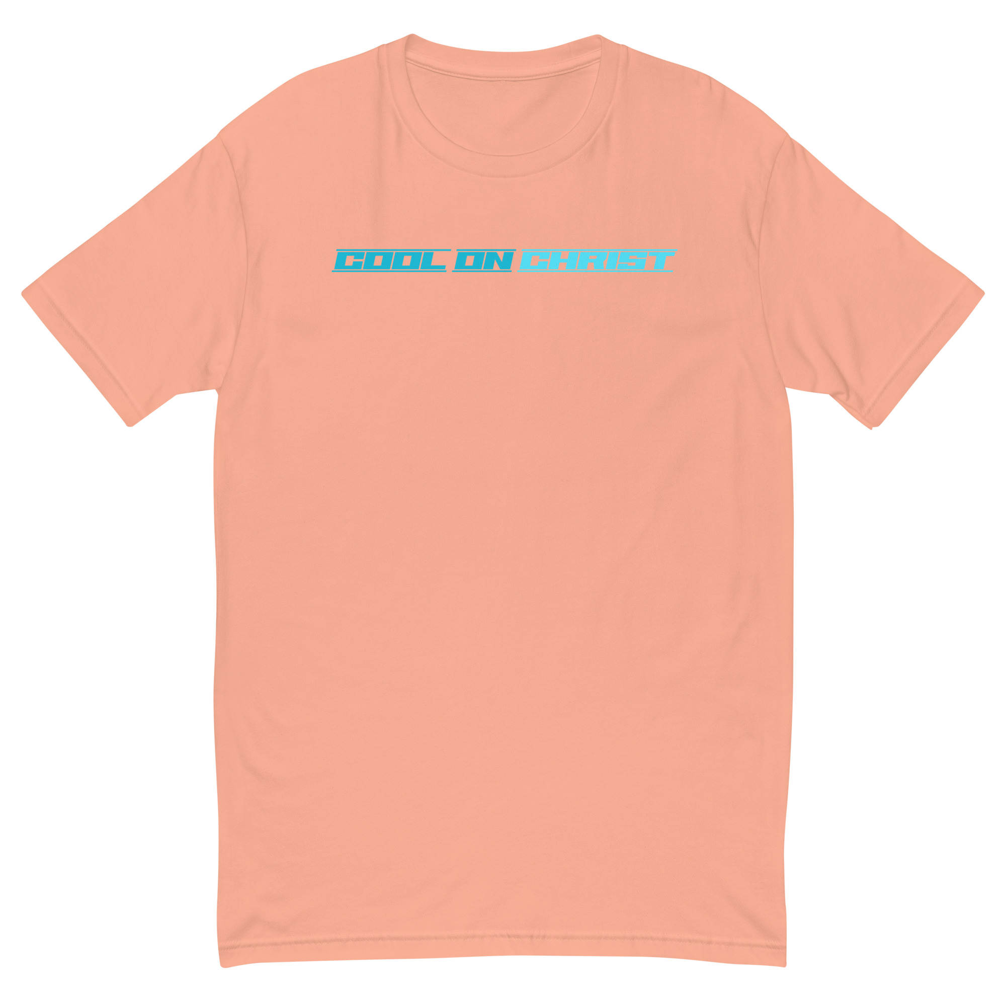 Cool On Christ Modern Blue Fitted Short Sleeve T-shirt - Image 6
