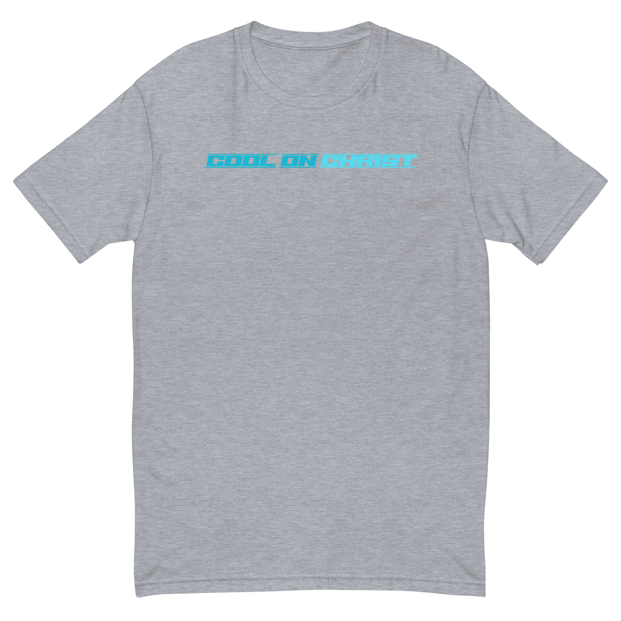 Cool On Christ Modern Blue Fitted Short Sleeve T-shirt - Image 5