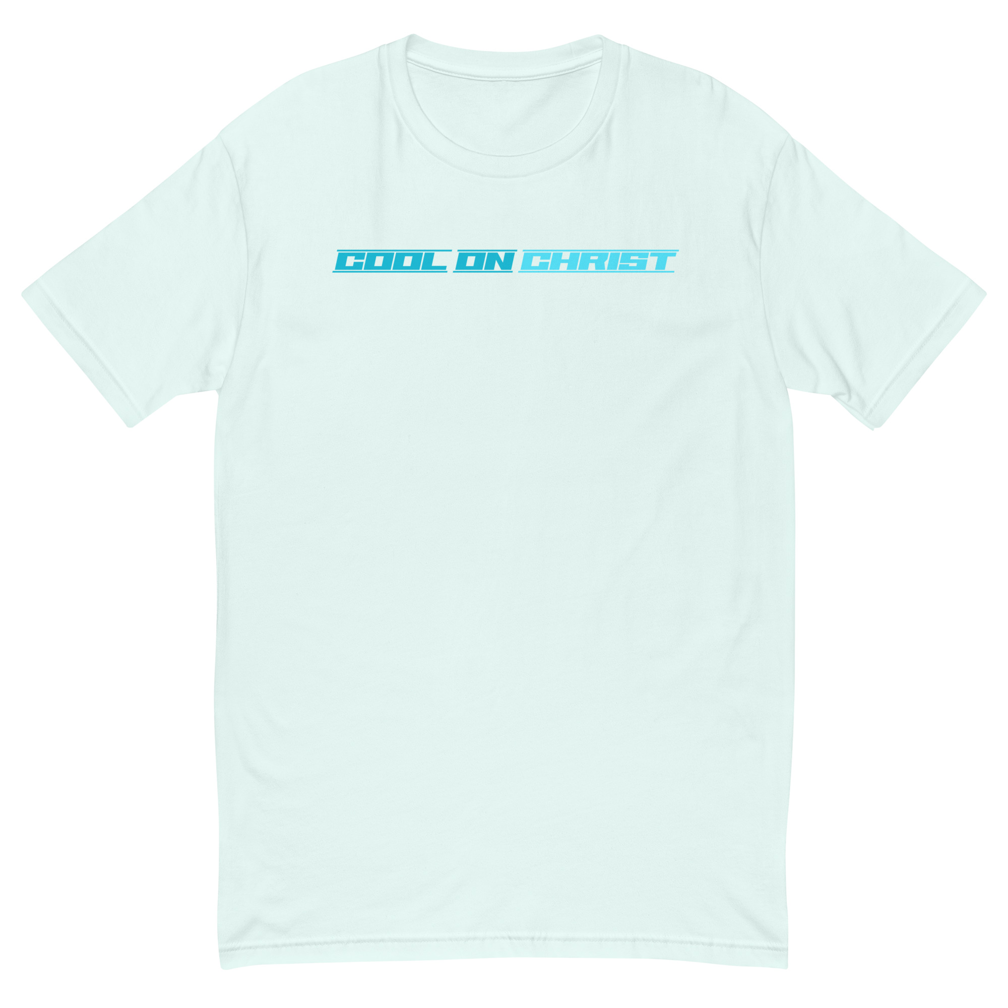 Cool On Christ Modern Blue Fitted Short Sleeve T-shirt - Image 7