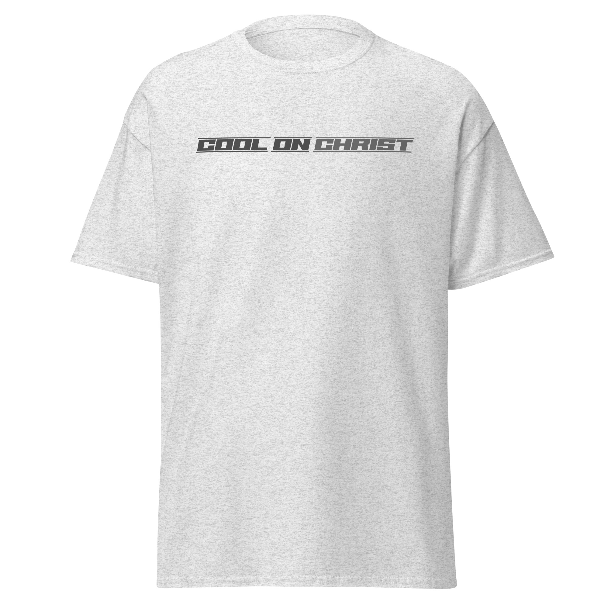 COOL ON CHRIST Modern Grey Unisex Gildan classic tee