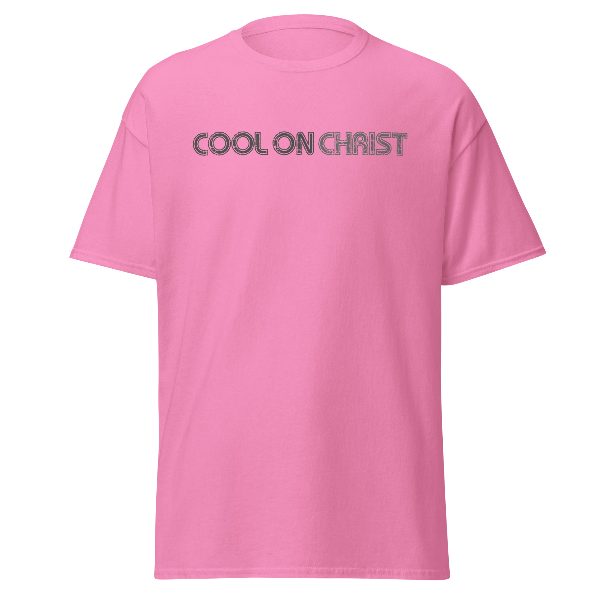 COOL ON CHRIST Retro Grey Unisex Gildan classic tee