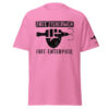 FIST & JIGGER: FREE FISHERMEN FREE ENTERPRISE (Black Distressed Logo) Unisex classic tee - Image 19
