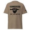 FIST & JIGGER: FREE FISHERMEN FREE ENTERPRISE (Black Distressed Logo) Unisex classic tee - Image 15